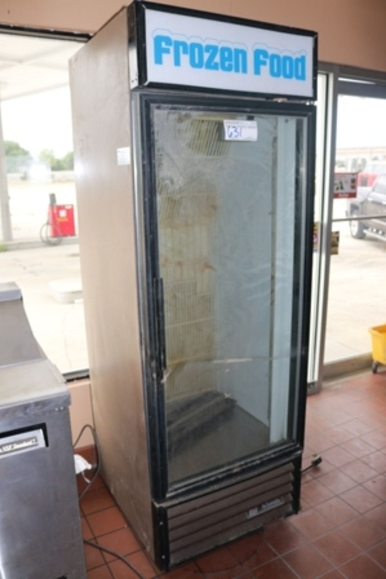 True T23F glass 1 door freezer - as is (631)