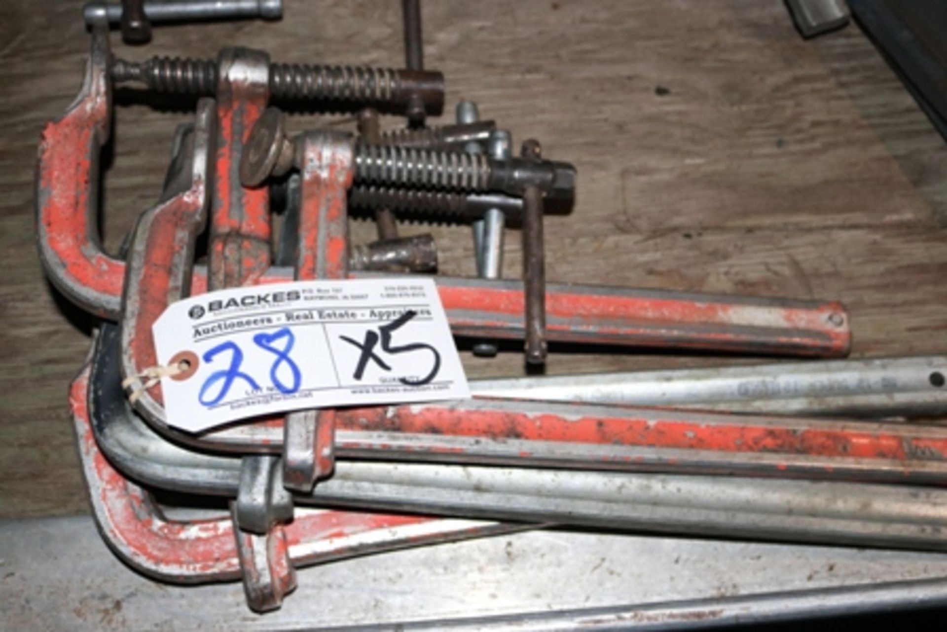5 - 16" bar clamps