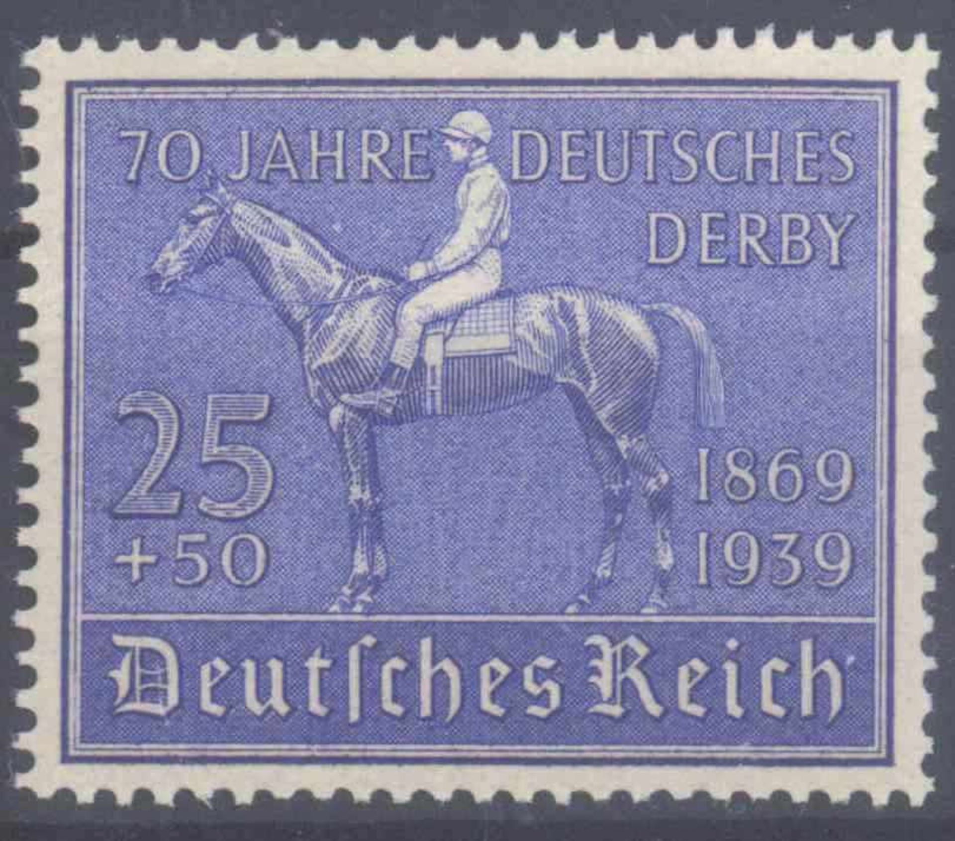 III. REICH 1939, Blaues BandMichelnummer 698, postfrisch Luxus, Katalogwert 80,- Euro
