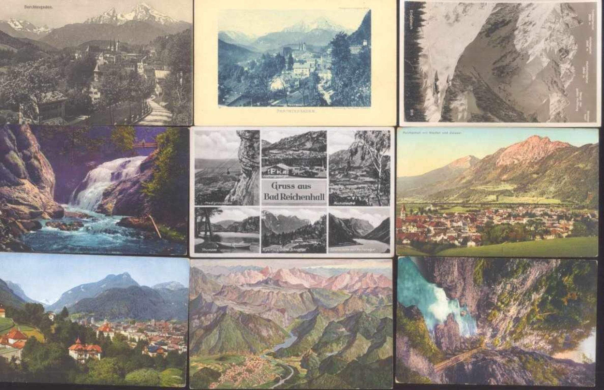 DEUTSCHES REICH - ALPEN, BERCHTESGADEN, KÖNIGSSEEüber 60 verschiedene gelaufene und - Bild 5 aus 7