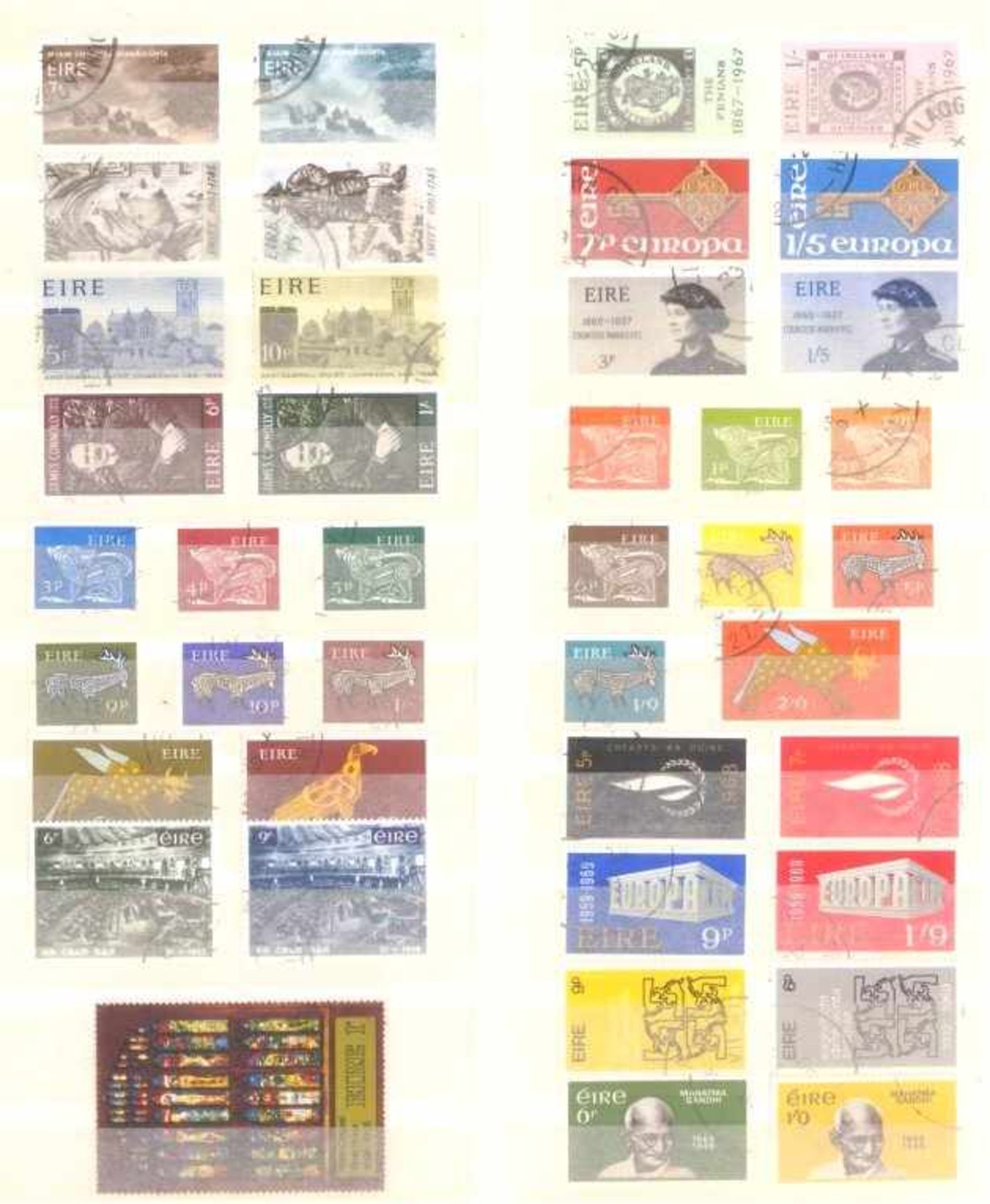 IRLAND 1963-1971,mit 262 X Ab!, Katalogwert 240,- Eurosaubere gestempelte Sammlung auf - Bild 2 aus 3