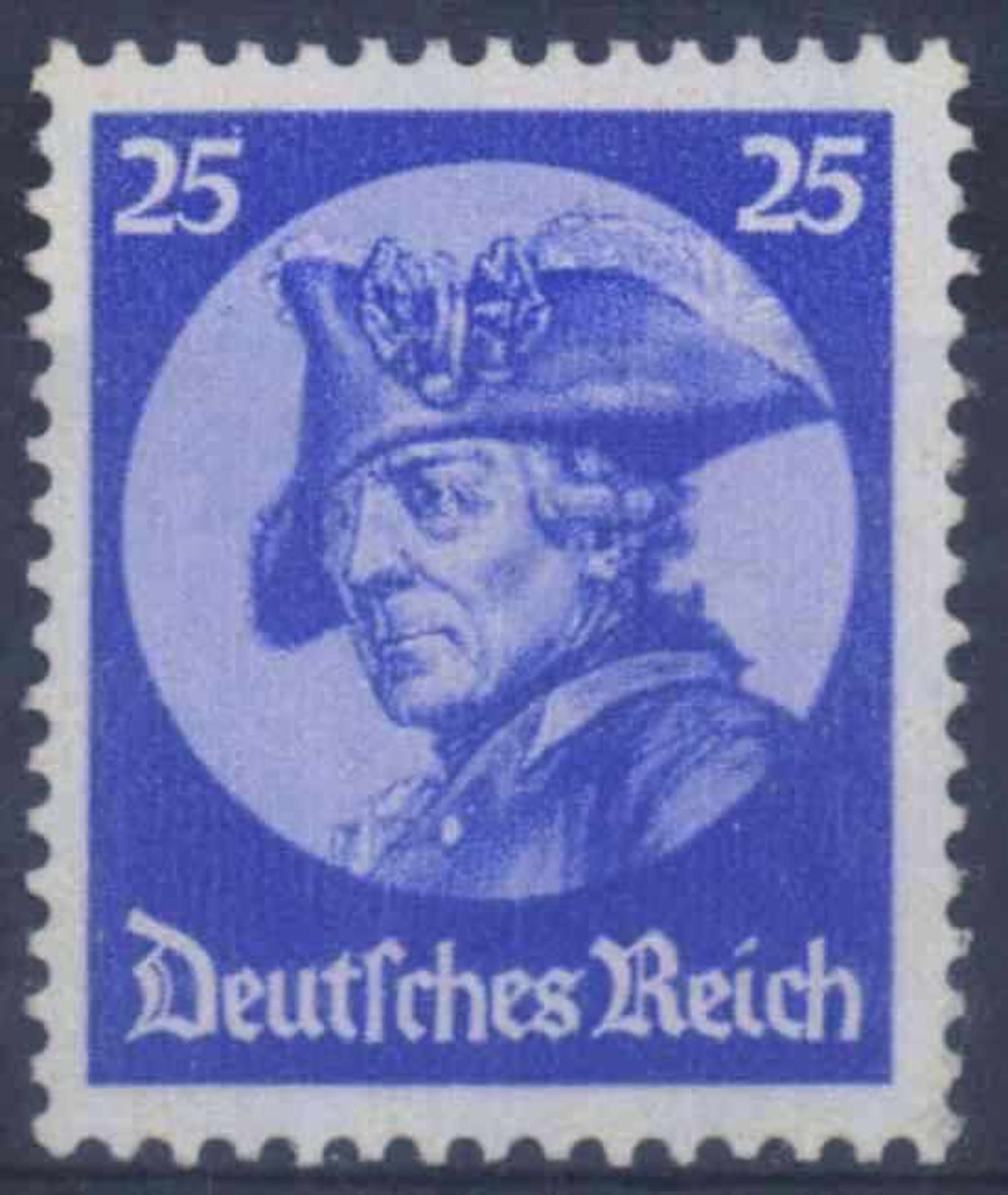 III. Reich 1933, 25 Pfennig Friedrich der GroßeMichelnummer 481, postfrisch Luxus, Katalogwert 320,-