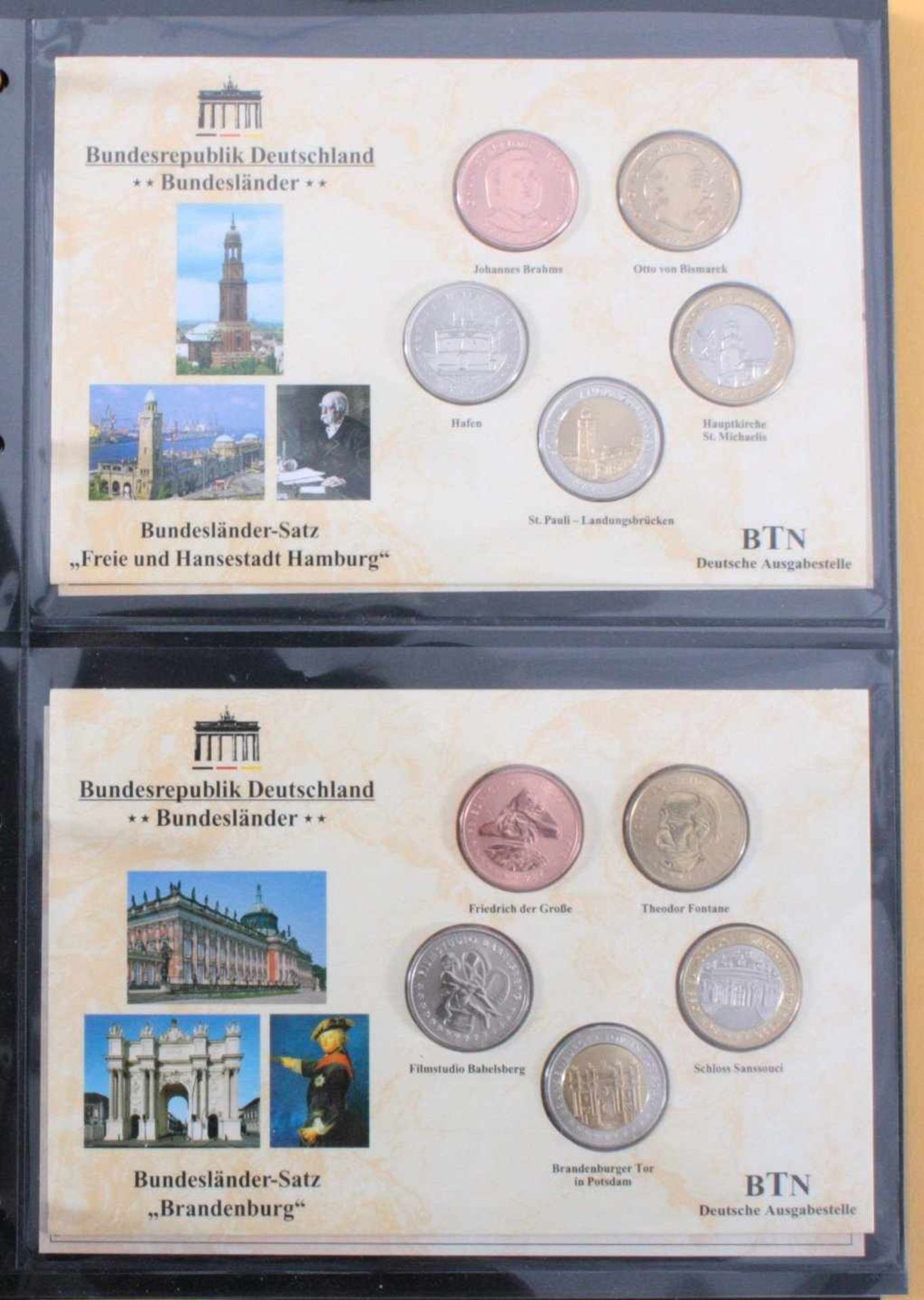 Medaillen Bundesländer, hoher NeupreisInsgesamt 80 Medaillen mit Thema Bundesländer, jeweils - Bild 4 aus 4