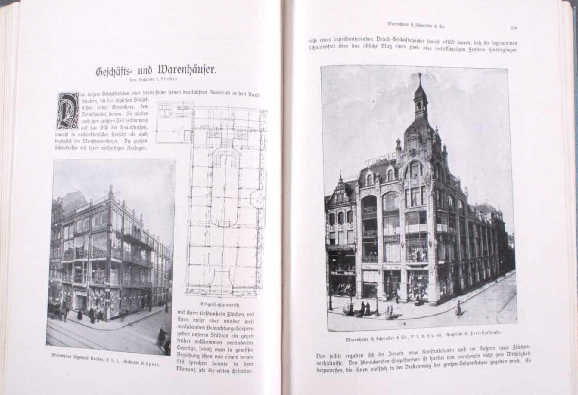 Mannheim und seine Bauten, 1906Unterrheinischer Bezirk des Badischen Architekten- - Bild 3 aus 3