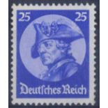 III. Reich 1933, 25 Pf. Friedrich der Große, KW 320 EUROMichelnummer 481, postfrisch Luxus,