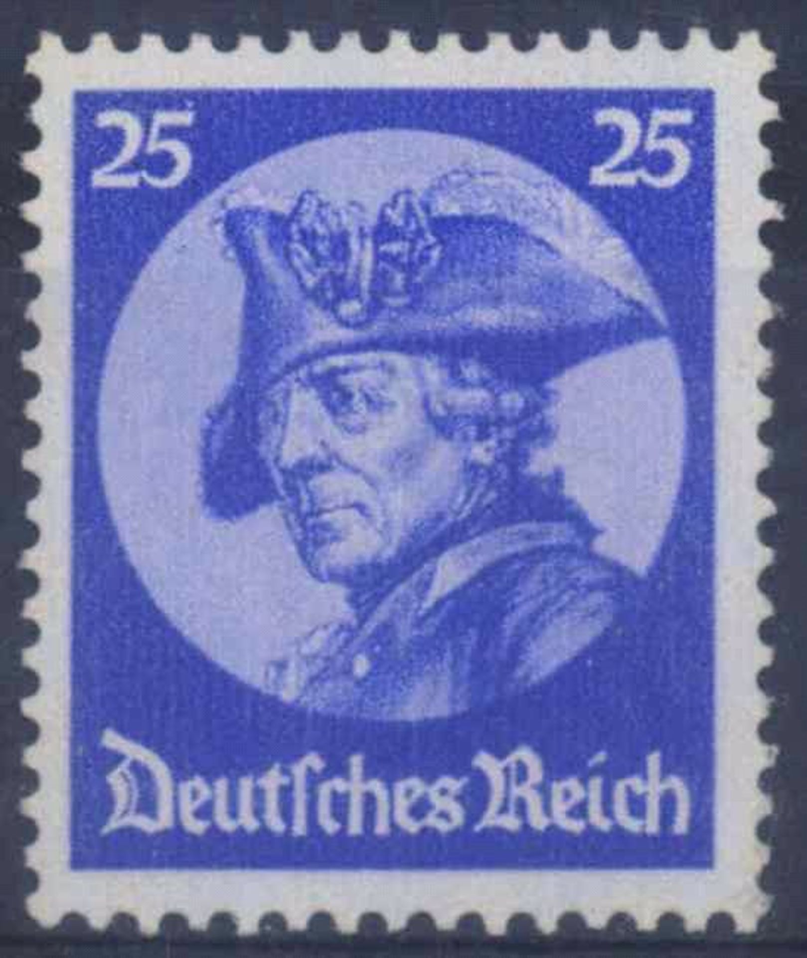III. Reich 1933, 25 Pf. Friedrich der Große, KW 320 EUROMichelnummer 481, postfrisch Luxus,