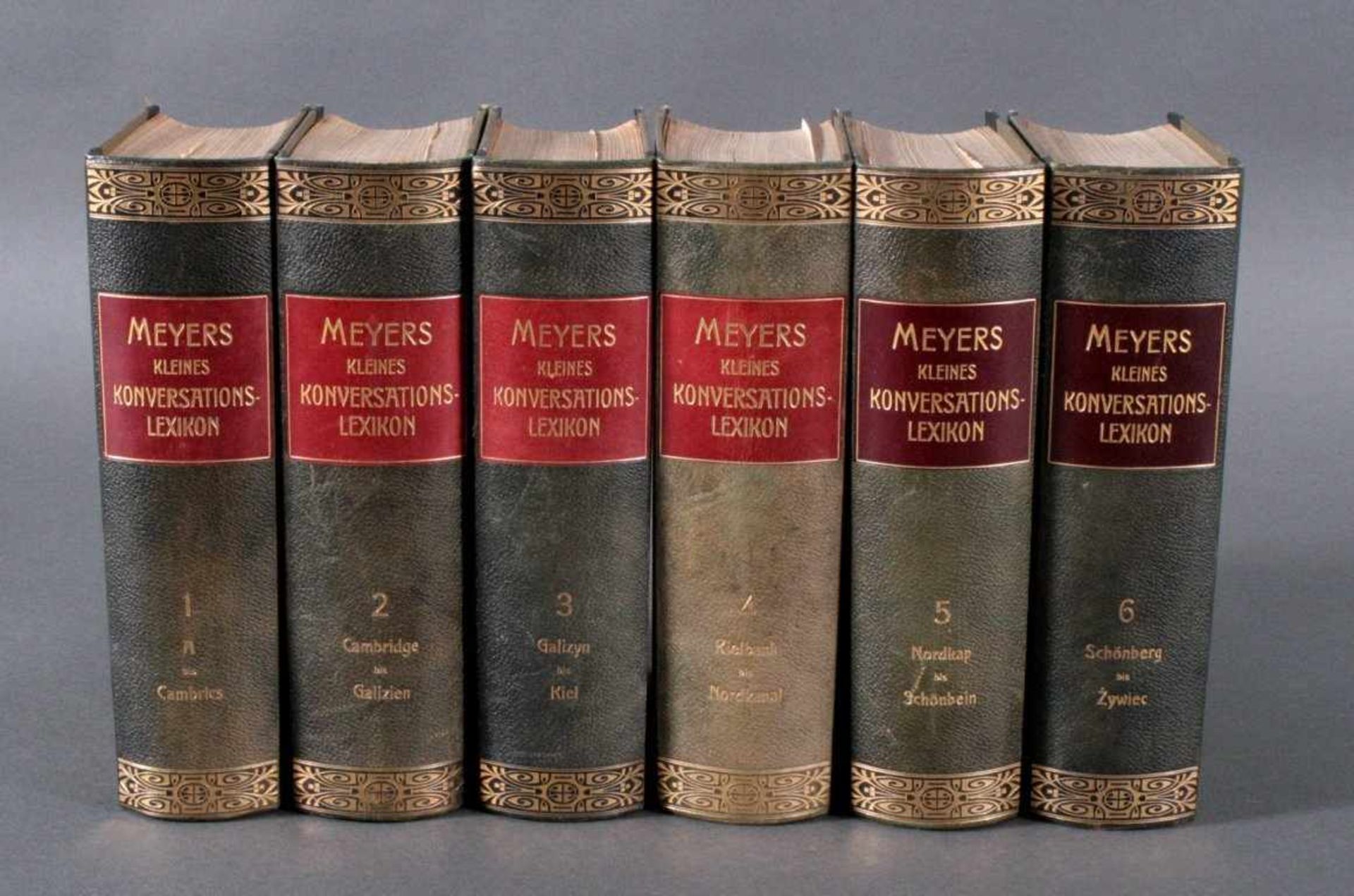 Meyers kleines Konversationslexikon,In 6 Bänden, Bibliographisches Institut, 1908-1909