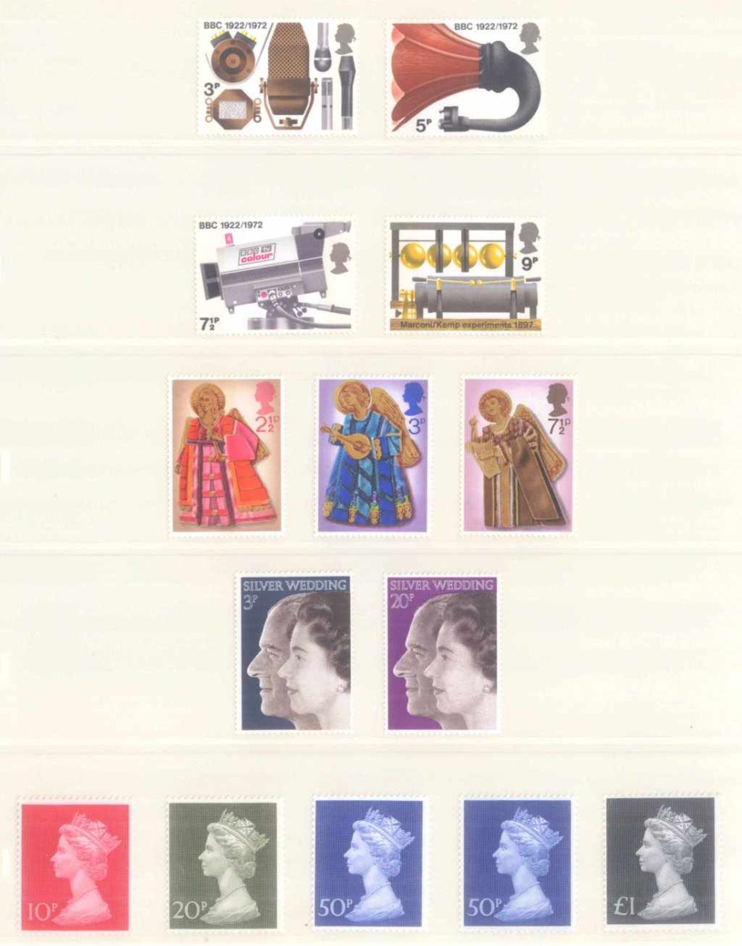 GROSSBRITANNIEN 1967-1985, NOMINALE: 82,- BRITISCHE PFUNDkomplette postfrische Sammlung in SAFE - - Bild 7 aus 14