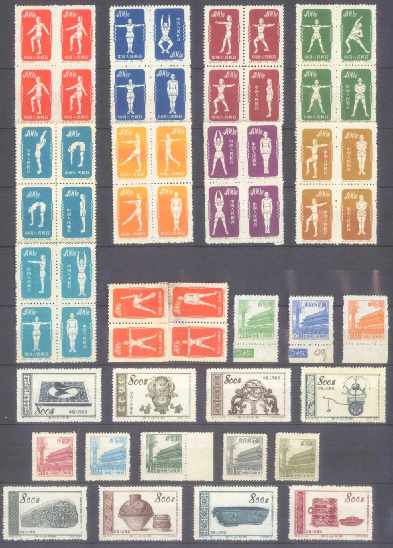 CHINA 1949-1962saubere Sammlung auf Steckseiten, im Anhang nochNordostchins / Ostchina - Bild 2 aus 4