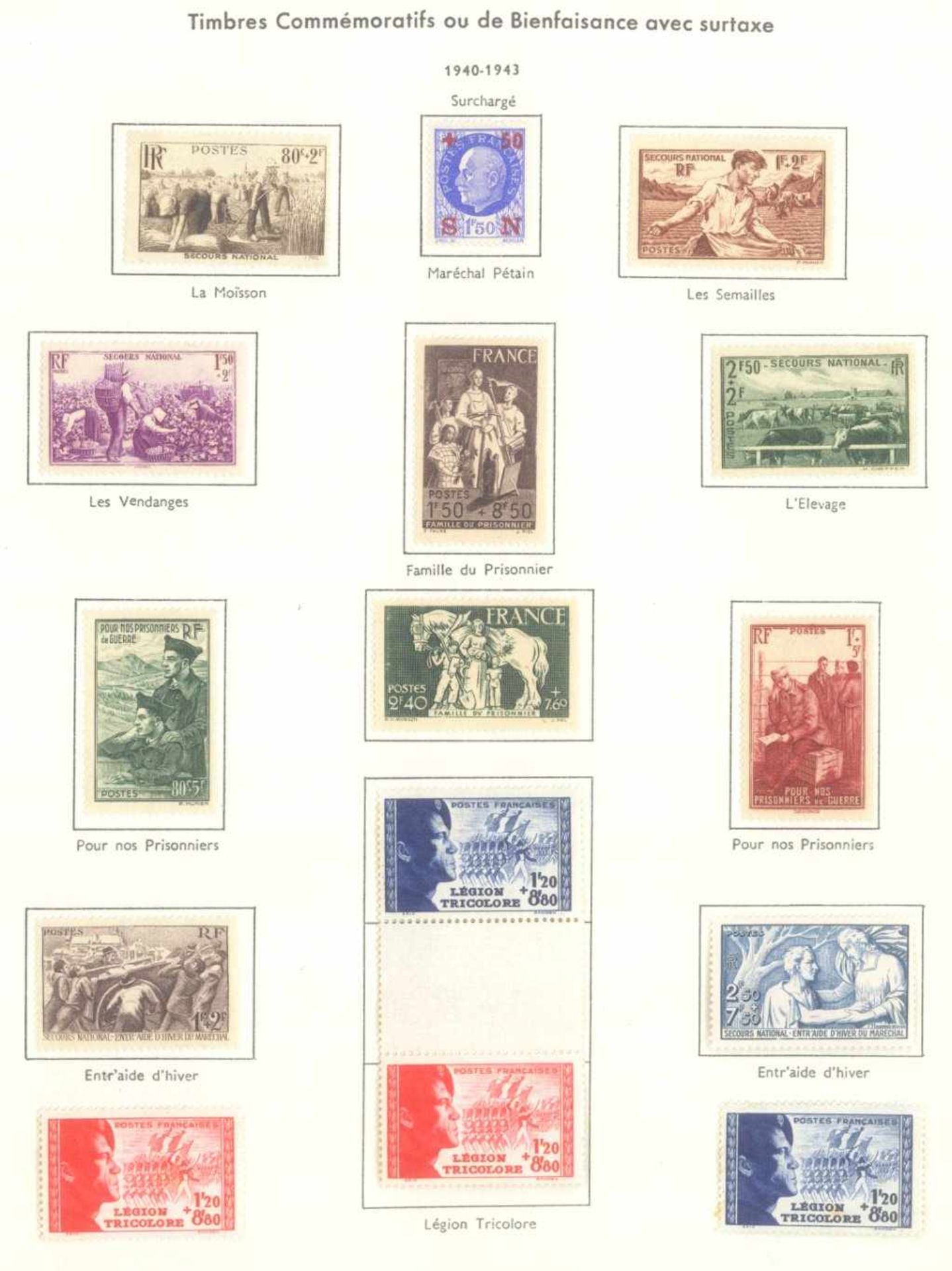 FRANKREICH 1849-1961schöne Sammlung im französischem Falz - Vordruckalbum (HenriThiaude Paris). - Bild 15 aus 37