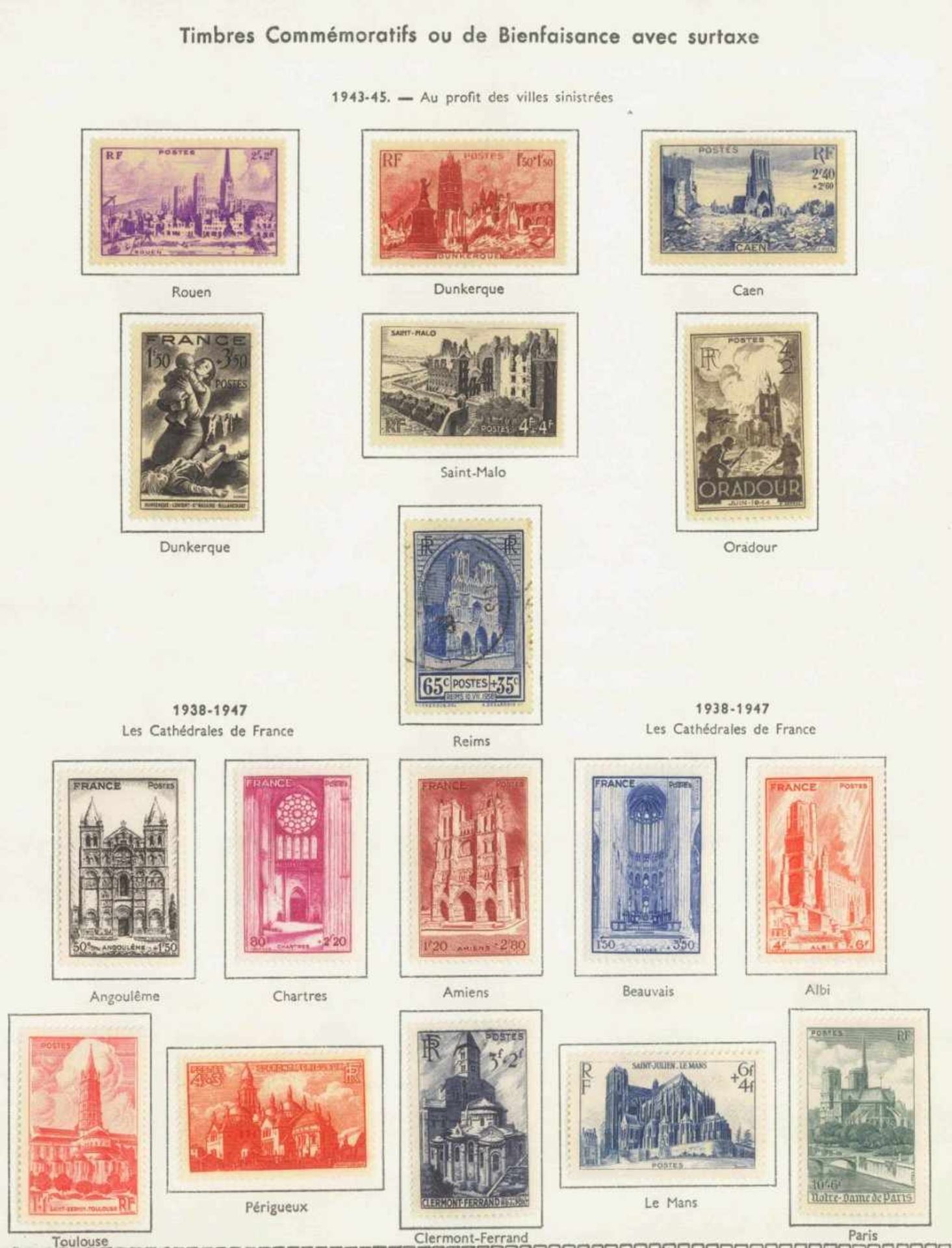 FRANKREICH 1849-1961schöne Sammlung im französischem Falz - Vordruckalbum (HenriThiaude Paris). - Bild 21 aus 37