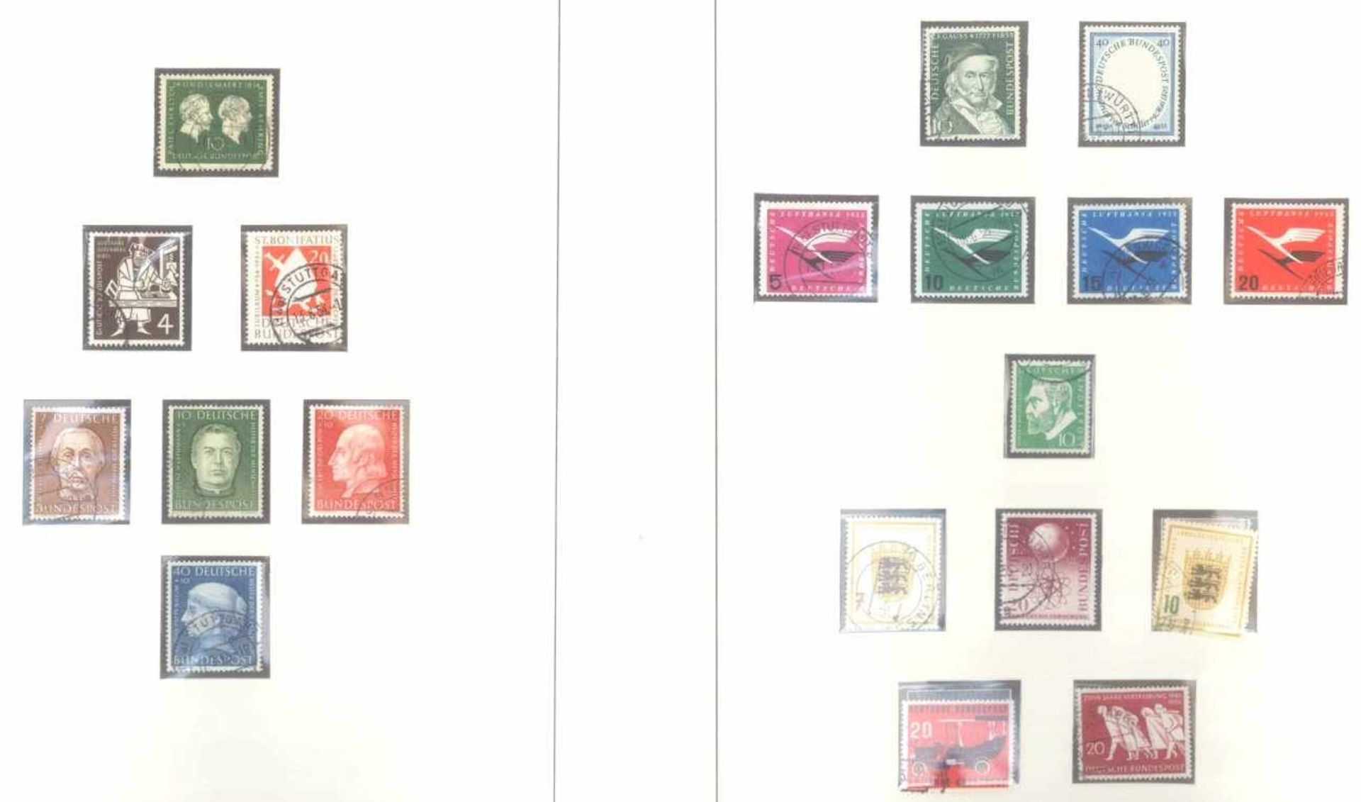 BUND 1949-1980, komplett gestempelte Sammlung "STUTTGART"in den Michel - Hauptnummern komplett in - Bild 4 aus 11