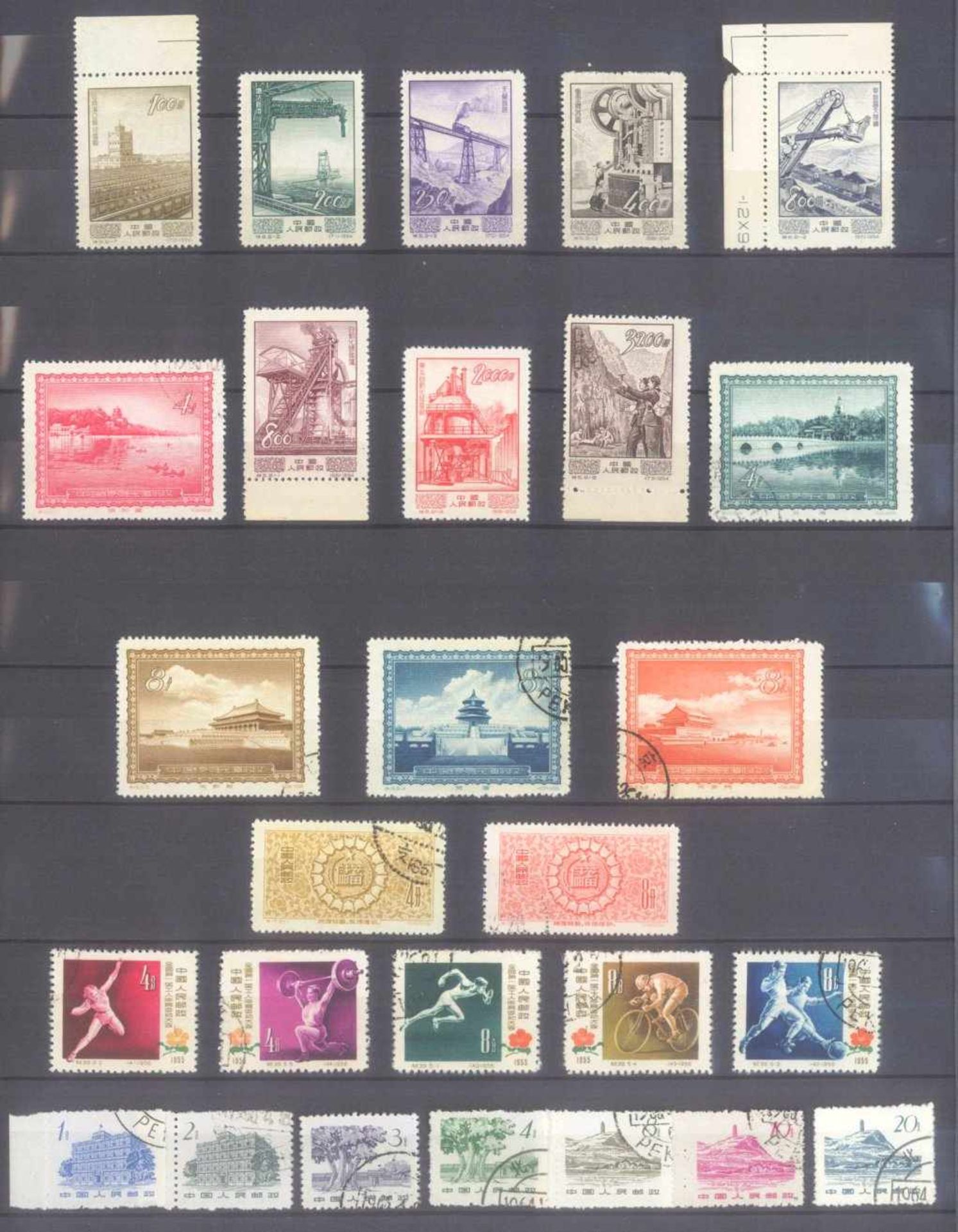 CHINA 1949-1962saubere Sammlung auf Steckseiten, im Anhang nochNordostchins / Ostchina - Bild 3 aus 4