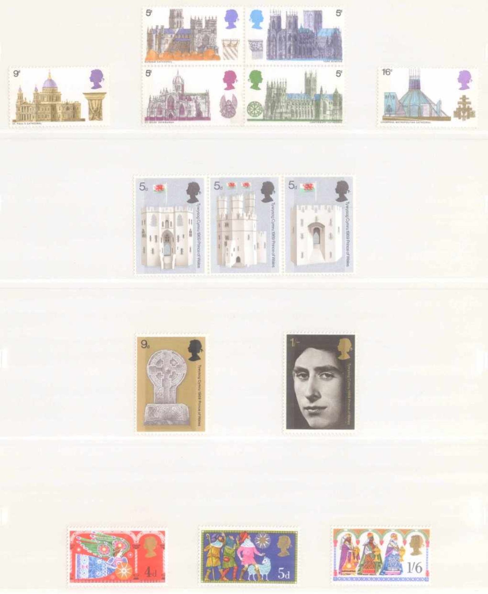 GROSSBRITANNIEN 1967-1985, NOMINALE: 82,- BRITISCHE PFUNDkomplette postfrische Sammlung in SAFE - - Bild 4 aus 14