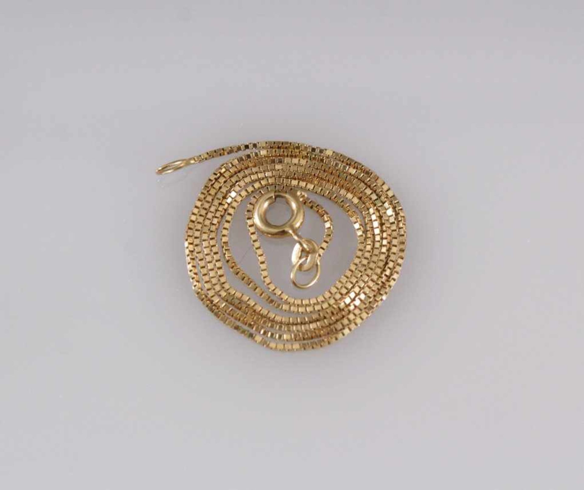 Damen-Halskette585/000 Gelbgold, ca. Länge 42 cm, 2,3 g