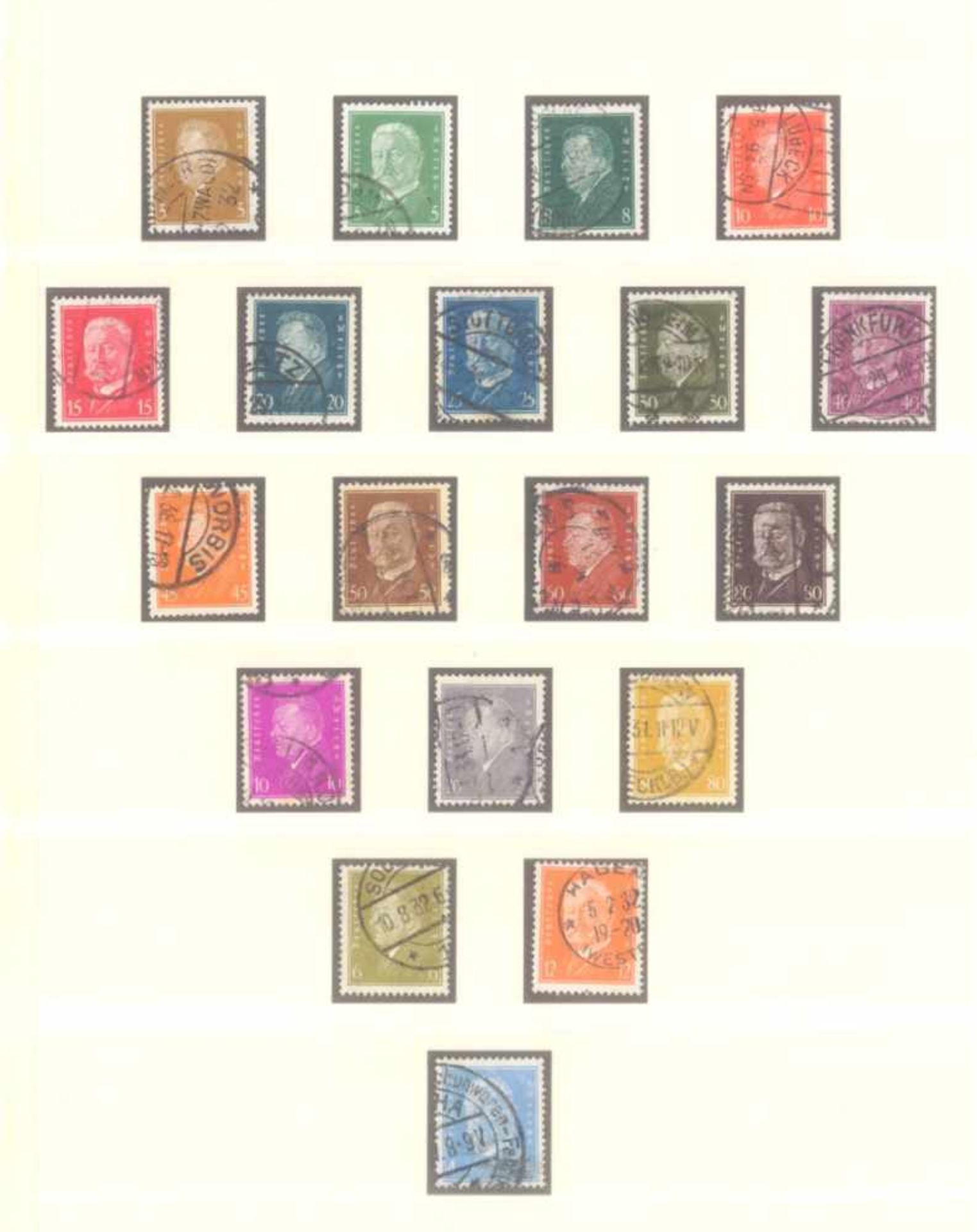 DEUTSCHES REICH - WEIMARER REPUBLIK 1923-1933gestempelte Sammlung in LINDNER T-Falzlosvordruck - Bild 8 aus 13
