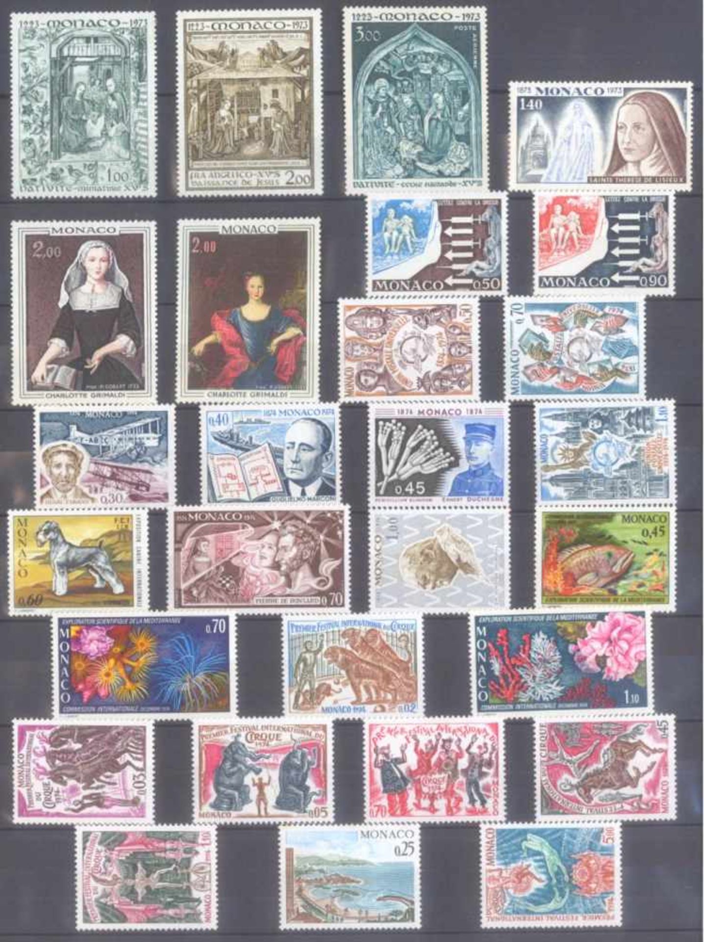 MONACO 1953-1989, Katalogwert 970,- Europostfrische Sammlung hauptteilig von 1962 bis 1981 mitvielen - Image 9 of 13