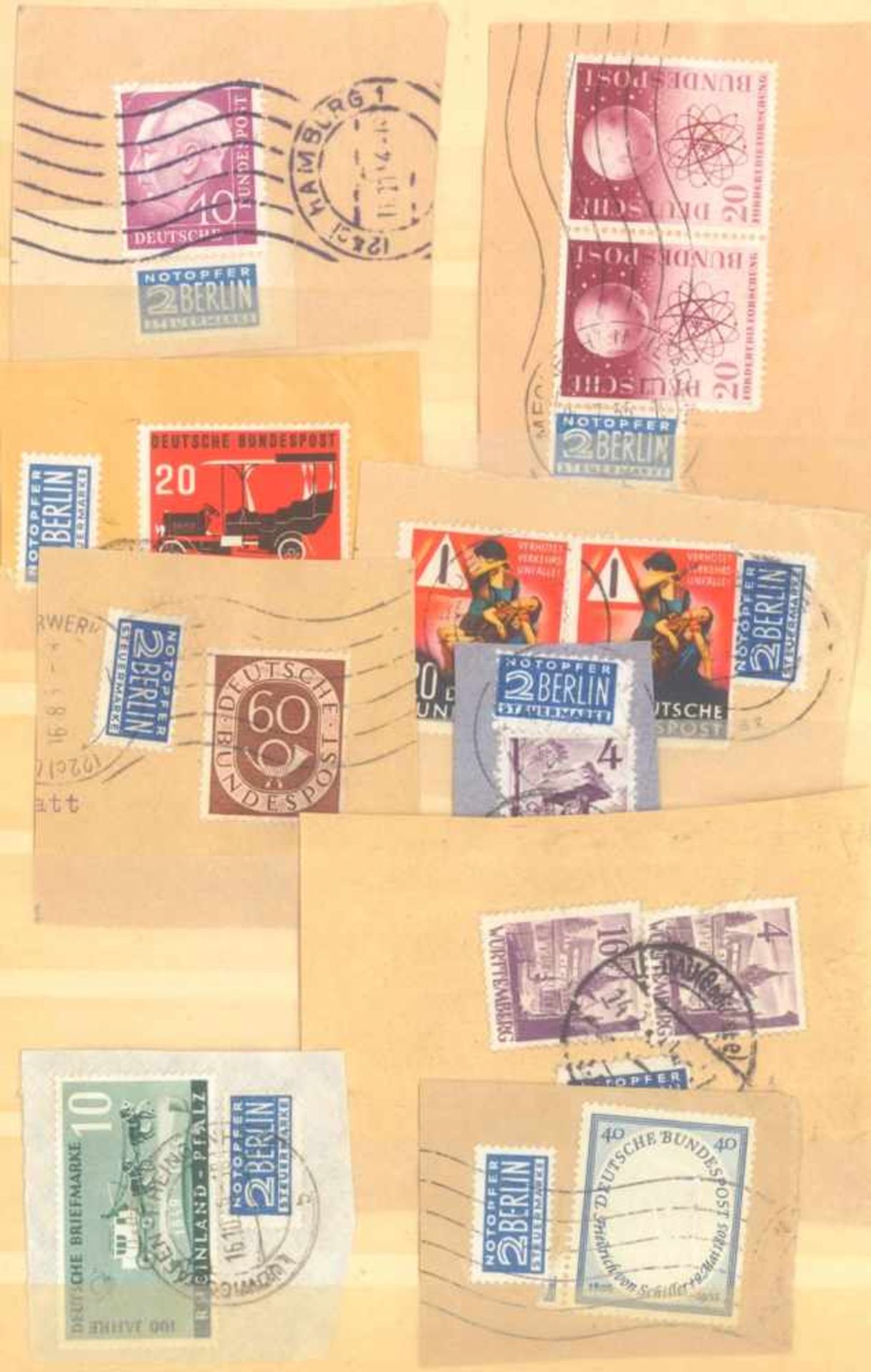 FRANKENTHALER NACHLASSuriger Nachlass mit Briefmarken und Belegen. Dabei DeutschesReich, altes - Image 30 of 46