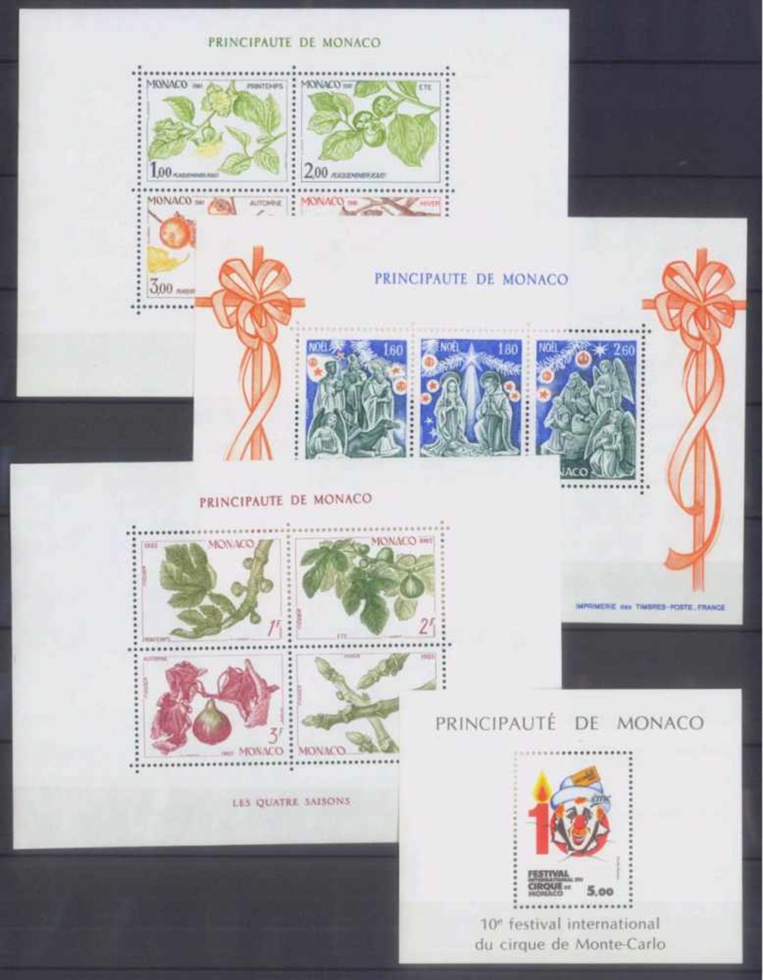 MONACO 1953-1989, Katalogwert 970,- Europostfrische Sammlung hauptteilig von 1962 bis 1981 mitvielen - Bild 5 aus 13