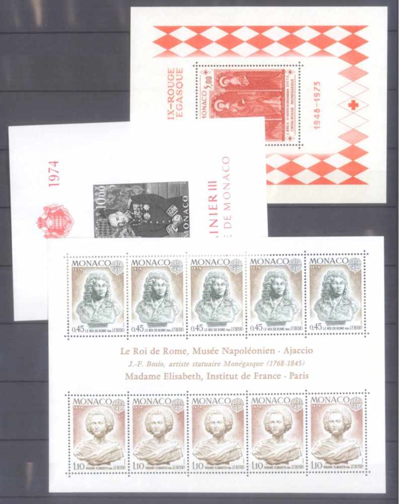 MONACO 1953-1989, Katalogwert 970,- Europostfrische Sammlung hauptteilig von 1962 bis 1981 mitvielen