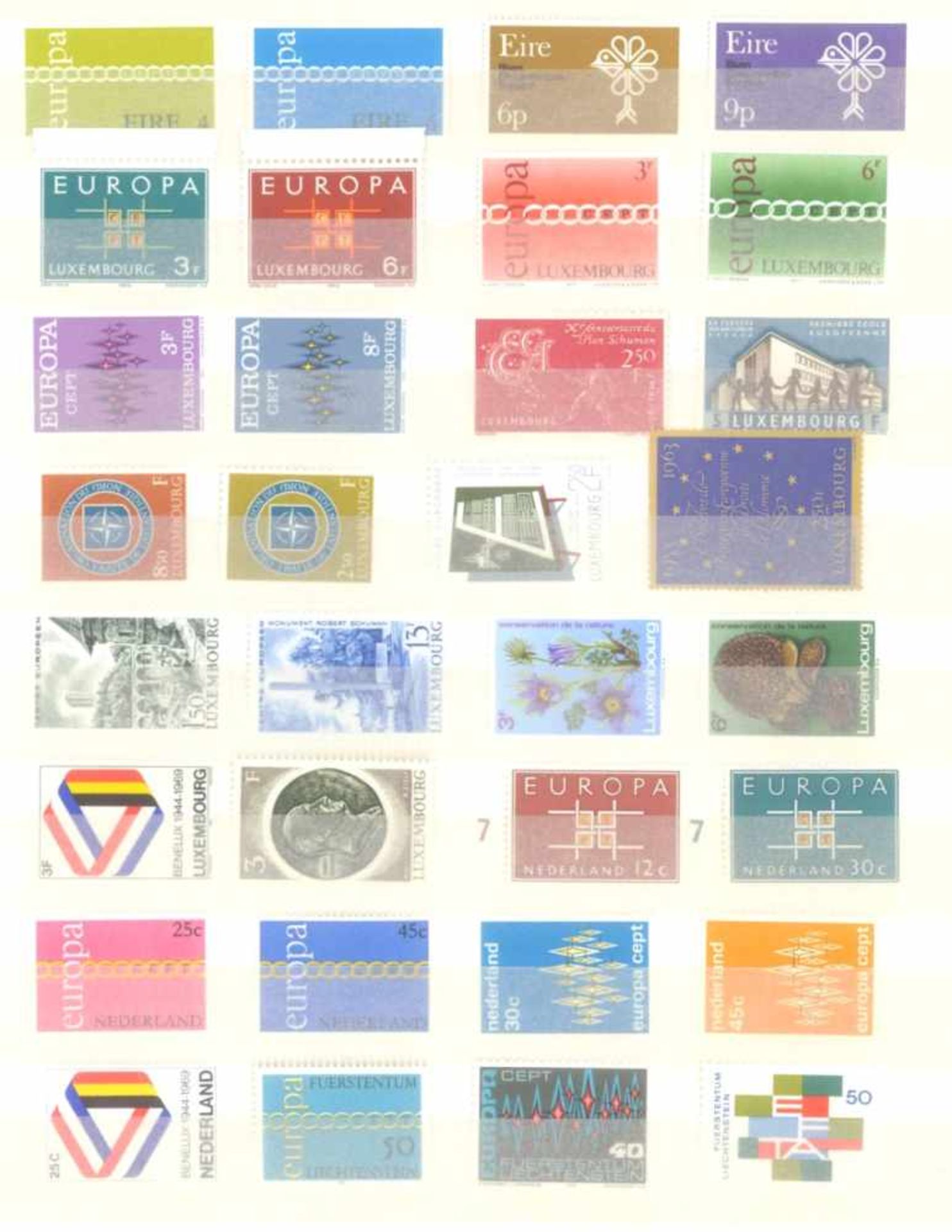 EURROPA CEPT mit SPANISCH - ANDORRA 1972saubere postfrische Sammlung auf Steckseiten mit CEPT, - Image 15 of 16