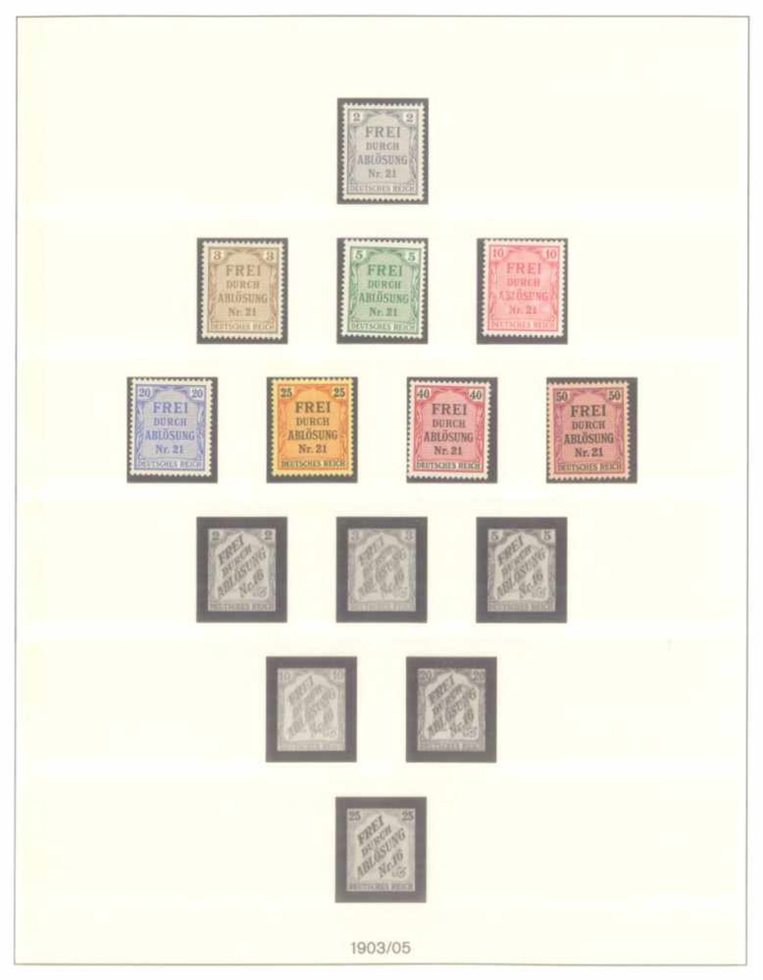 DEUTSCHES REICH INFLATIONSZEIT 1920-1923, Dienstmarkensaubere postfrische Sammlung auf LINDNERT- - Bild 5 aus 5