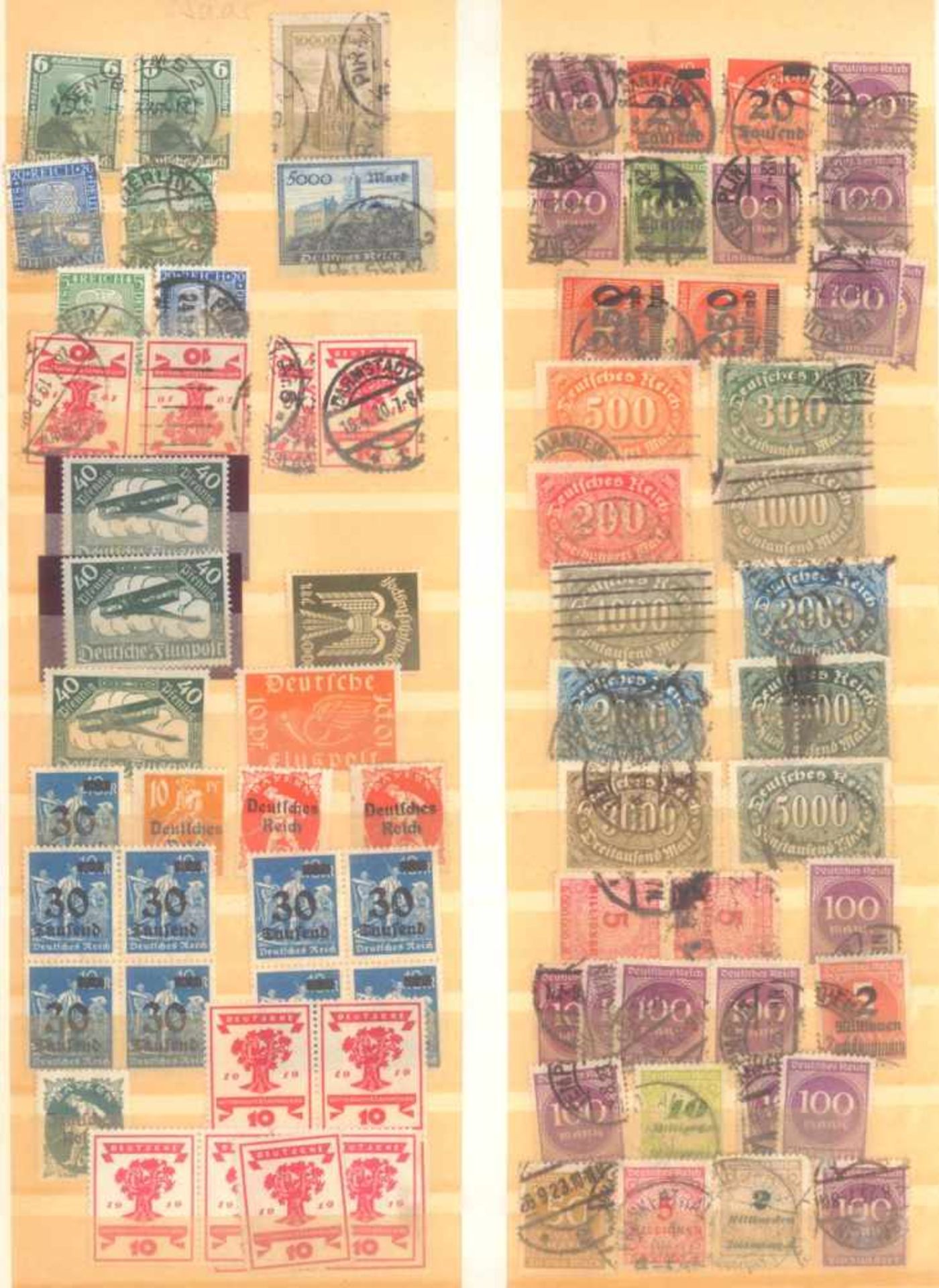 FRANKENTHALER NACHLASSuriger Nachlass mit Briefmarken und Belegen. Dabei DeutschesReich, altes - Bild 12 aus 46