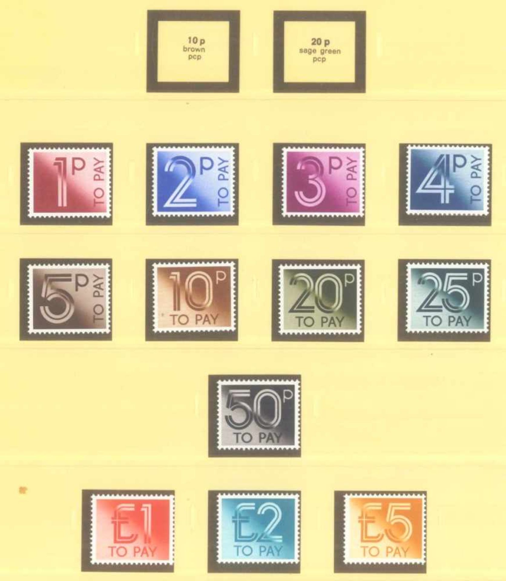 GROSSBRITANNIEN 1967-1985, NOMINALE: 82,- BRITISCHE PFUNDkomplette postfrische Sammlung in SAFE - - Image 10 of 14