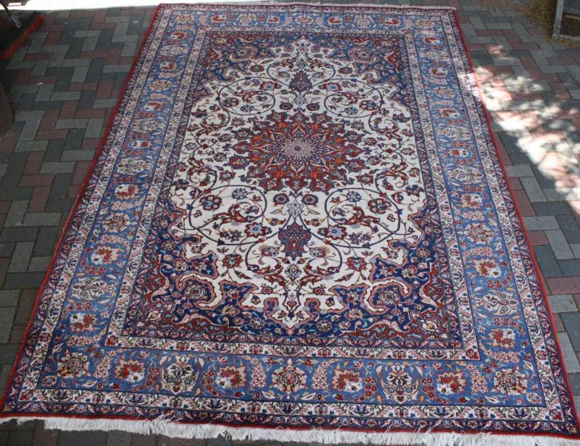 Orientteppich IsfahanWolle / Baumwolle, ca. 340 x 235 cm