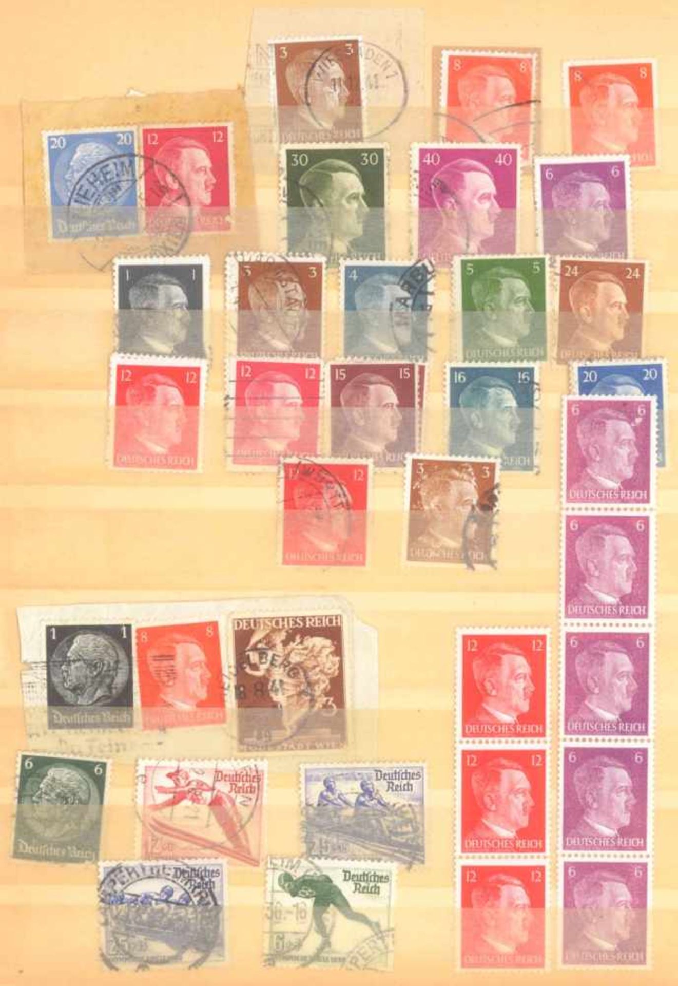 FRANKENTHALER NACHLASSuriger Nachlass mit Briefmarken und Belegen. Dabei DeutschesReich, altes - Bild 18 aus 46