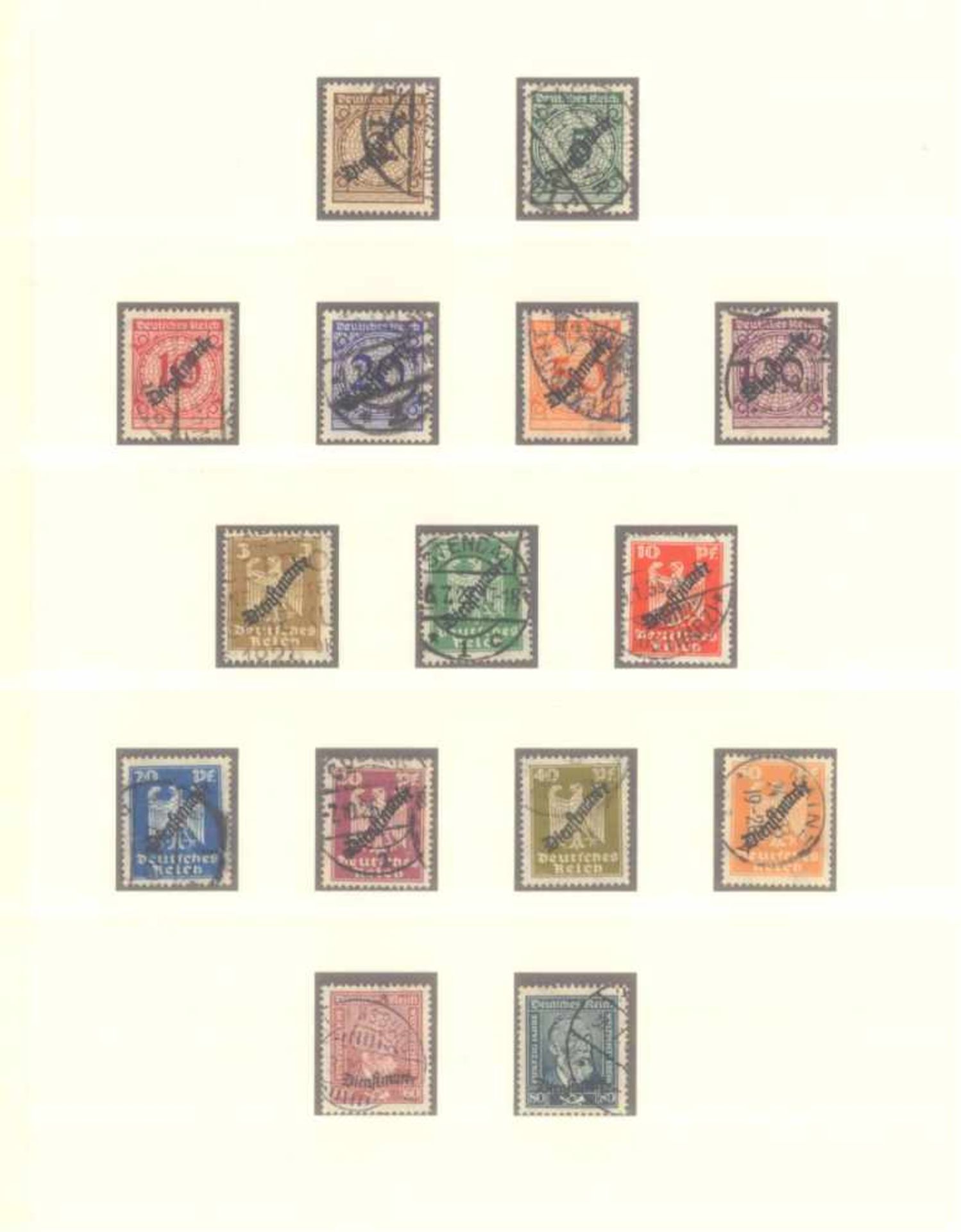 DEUTSCHES REICH - WEIMARER REPUBLIK 1923-1933gestempelte Sammlung in LINDNER T-Falzlosvordruck - Bild 12 aus 13