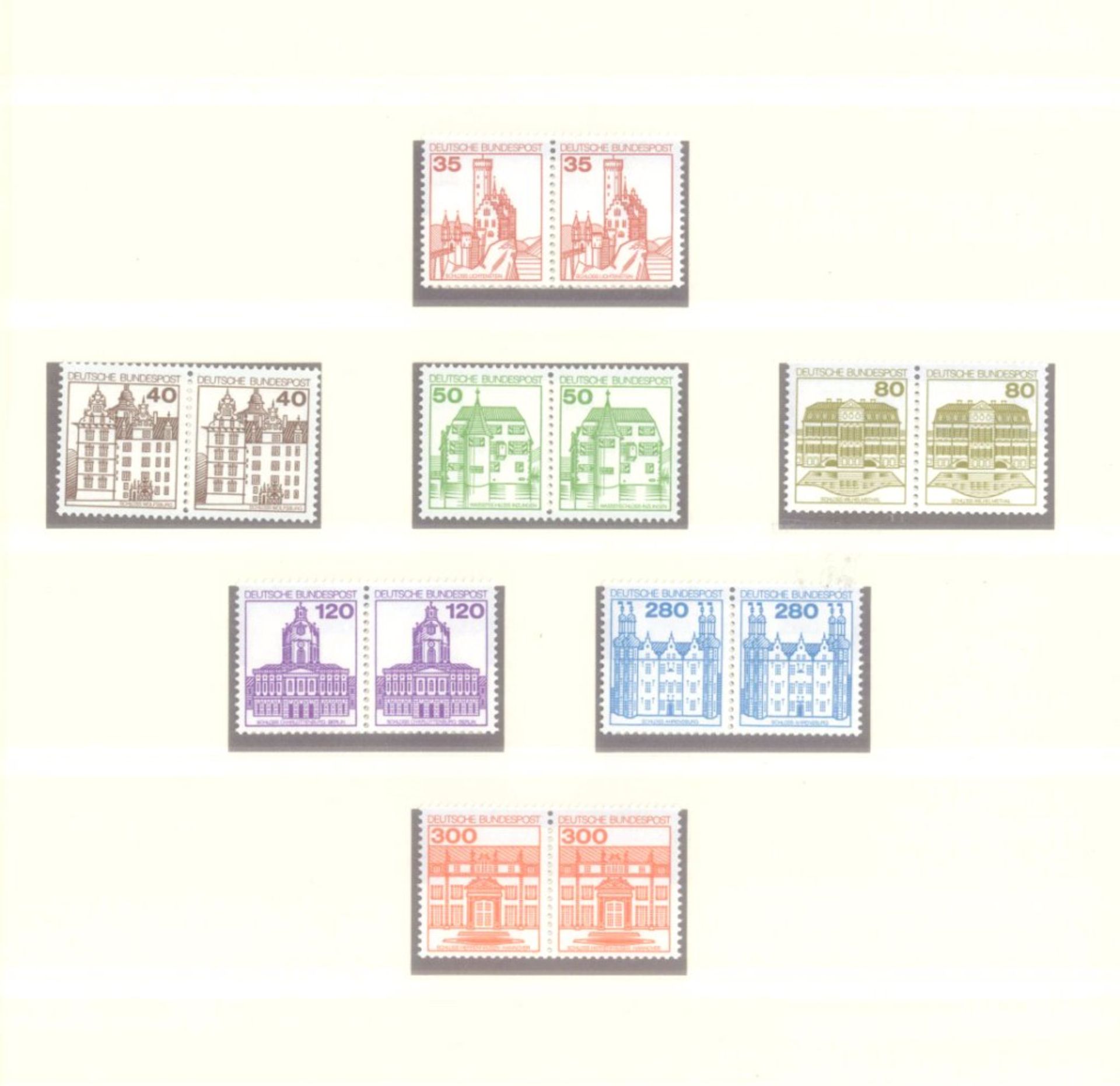 BUND 1951-1997 WAAGERECHTE PAARE von Dauerserienreichhaltige postfrische Sammlung ab POSTHORN bis - Bild 10 aus 14