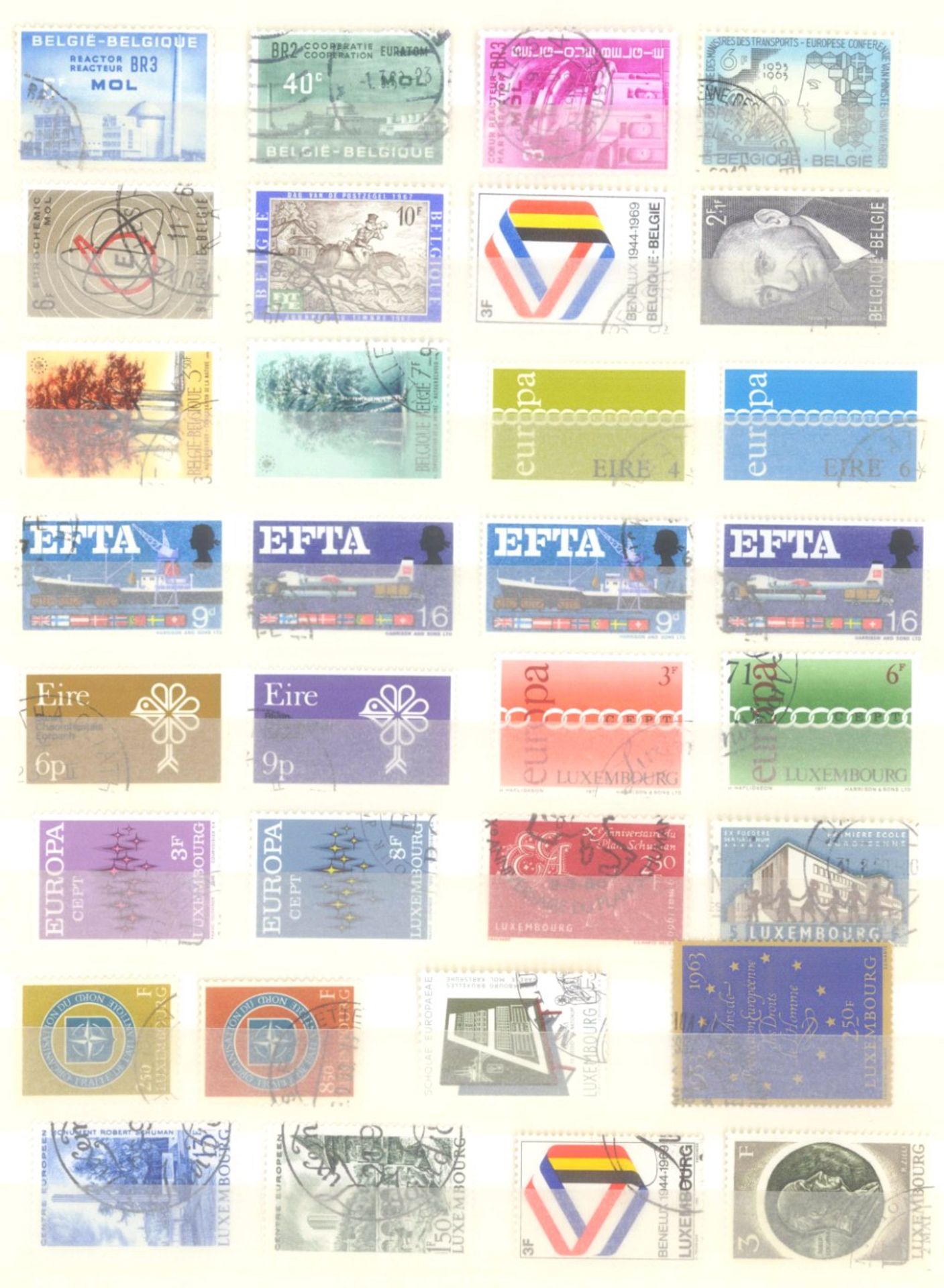 EURROPA CEPT mit SPANISCH - ANDORRA 1972saubere gestempelte Sammlung auf Steckseiten mit CEPT, - Bild 12 aus 13