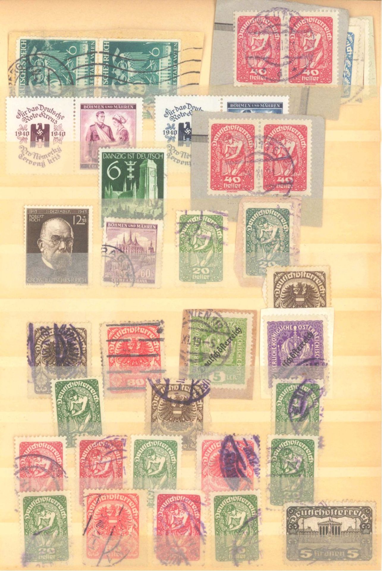 FRANKENTHALER NACHLASSuriger Nachlass mit Briefmarken und Belegen. Dabei DeutschesReich, altes - Bild 21 aus 46