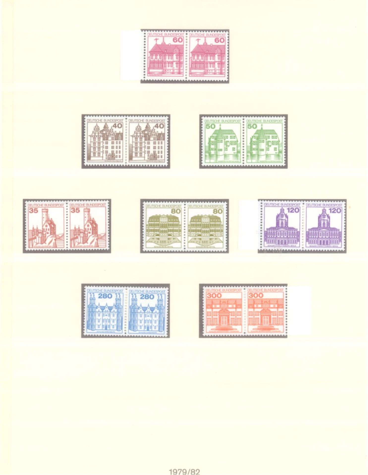 BUND 1951-1997 WAAGERECHTE PAARE von Dauerserienreichhaltige postfrische Sammlung ab POSTHORN bis - Bild 8 aus 14