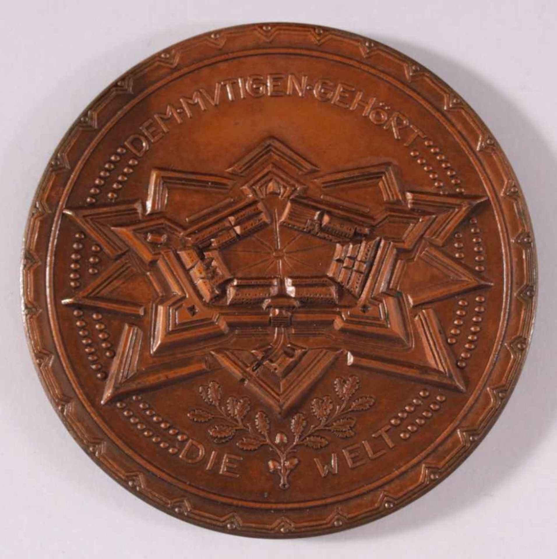 Medaille, Lille, Rupprecht Kronprinz von Bayern, 19146. Armee, 12.10.1914, den Mutigen gehört die - Bild 2 aus 2