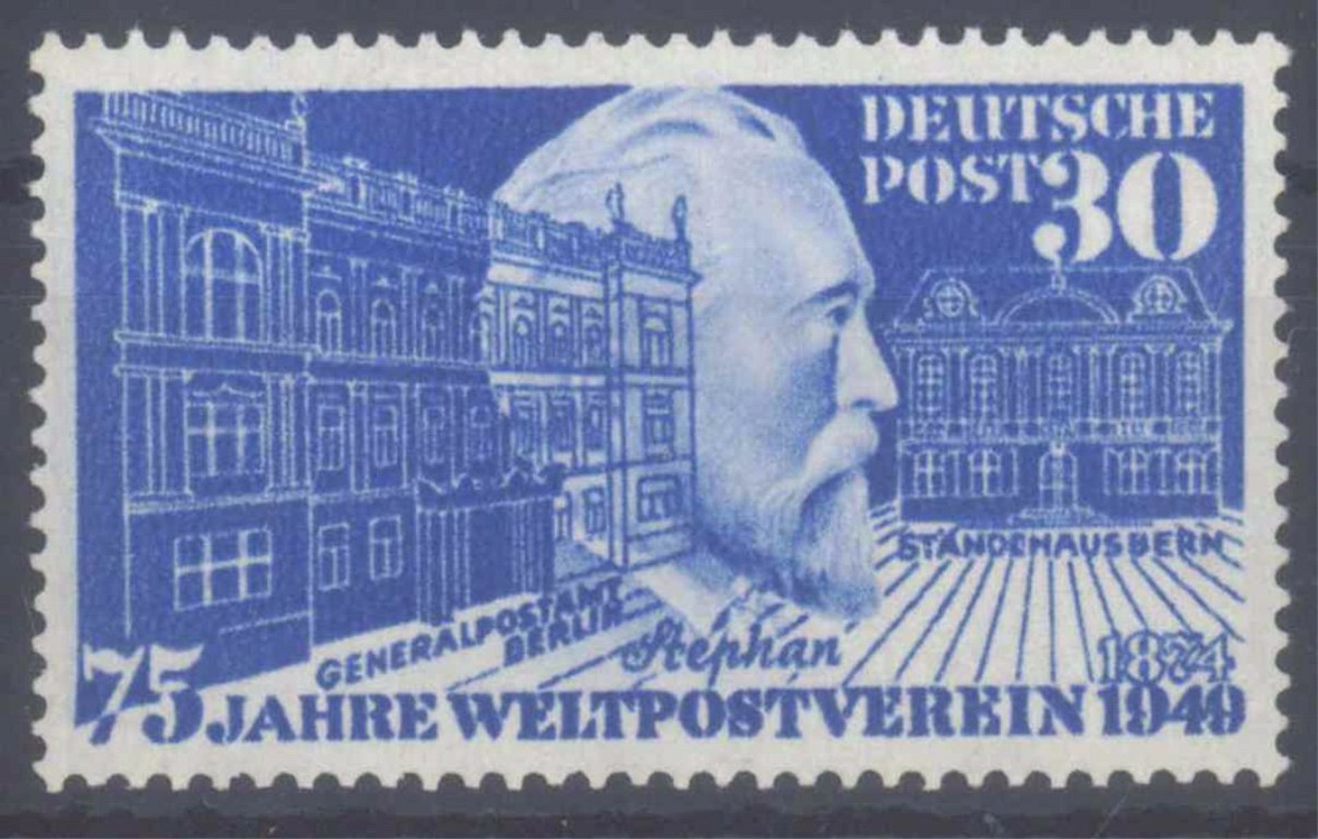 BUND 1949, Stephan, geprüft Schlegel BPPMichelnummer 116, postfrisch Luxus, tiefst geprüft