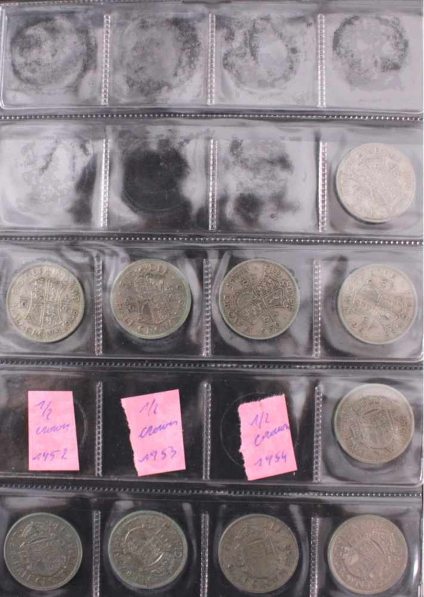 Sammlung Münzen, Großbritannien in 2 AlbenCa. 250 Münzen, u.a. Sammlung Far Thing, Pennys, Half - Bild 4 aus 5