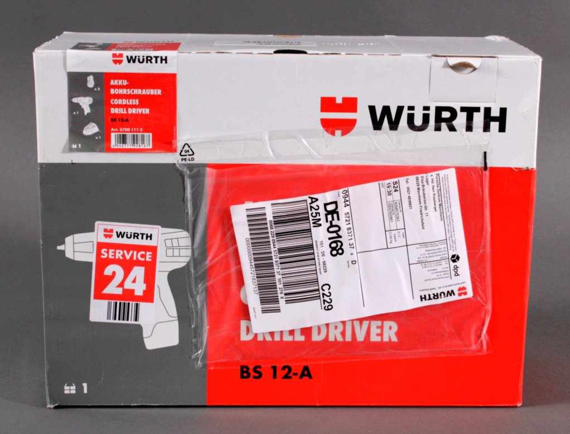 Würth Akku-Bohrschrauber BS 12-ANeu und Originalverpackt.