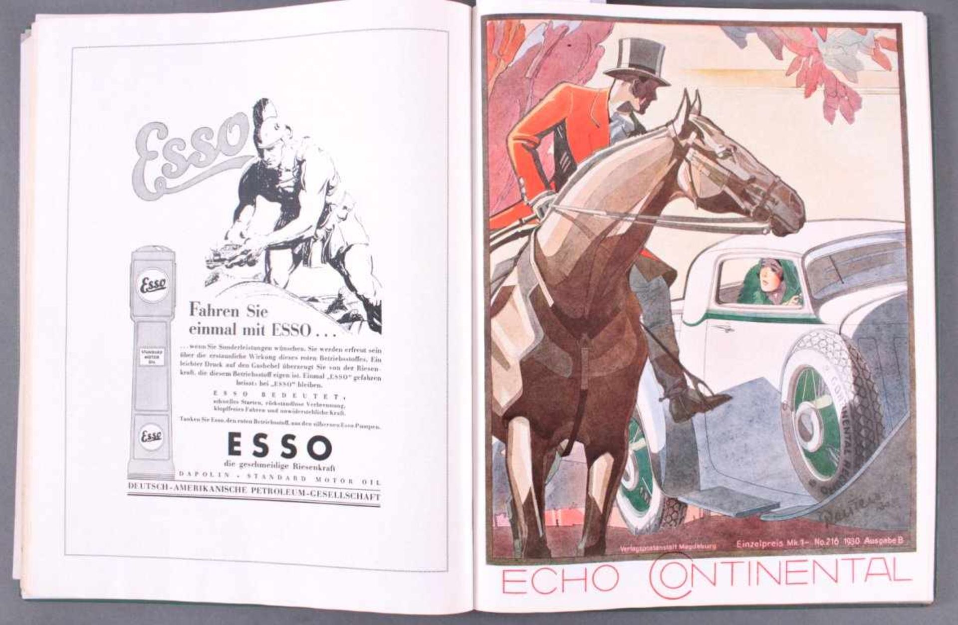 Echo Continental Jahrgang 1930Caoutschouc-Compagnie GmbH Hannover, Abbildungen und Textzum Thema - Image 3 of 6