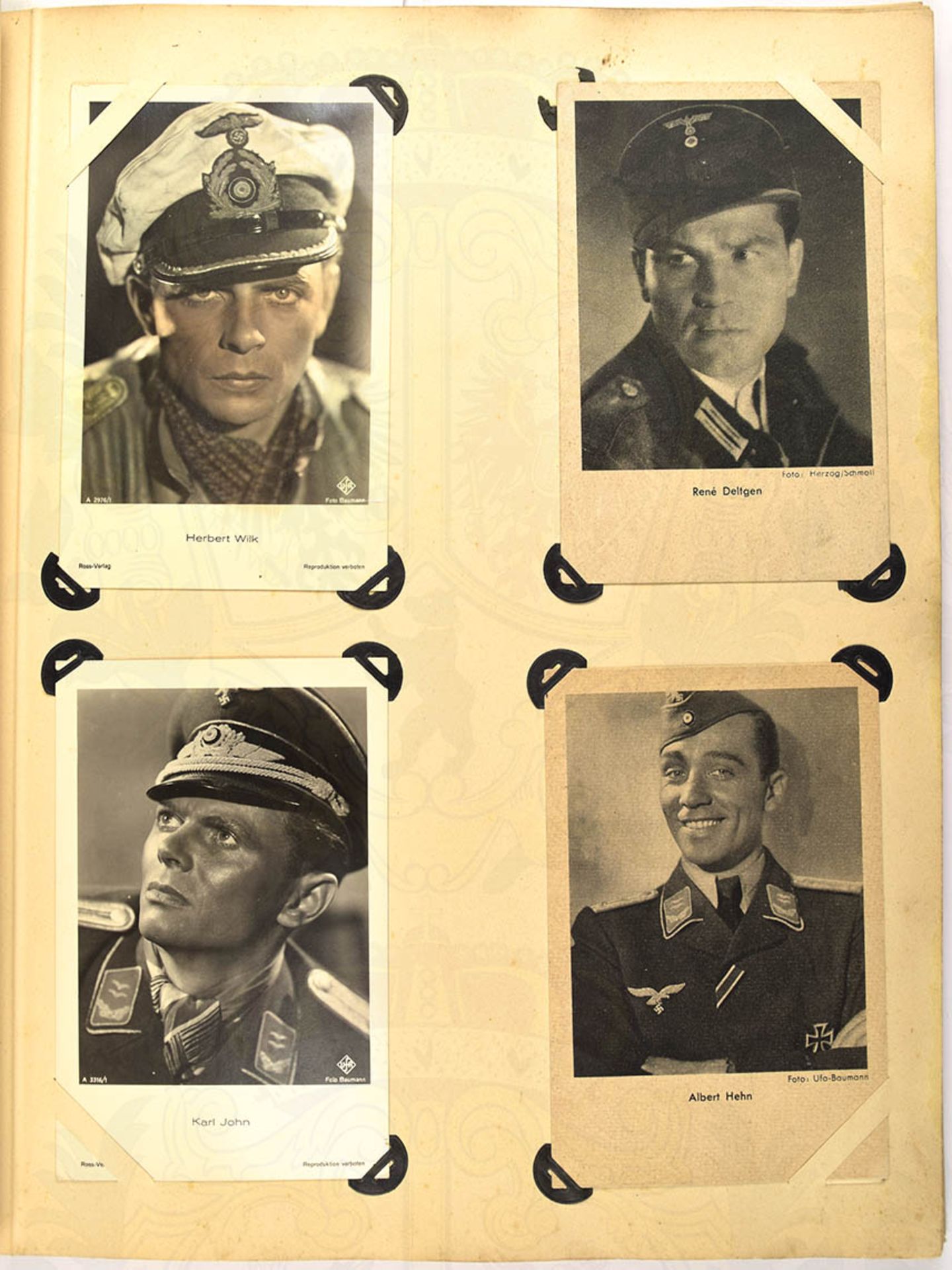 KUNSTBLÄTTER DER FILMWOCHE, Steck-Album mit 104 Foto-AK, um 1940, dabei: Zarah Leander, Käthe - Bild 2 aus 3