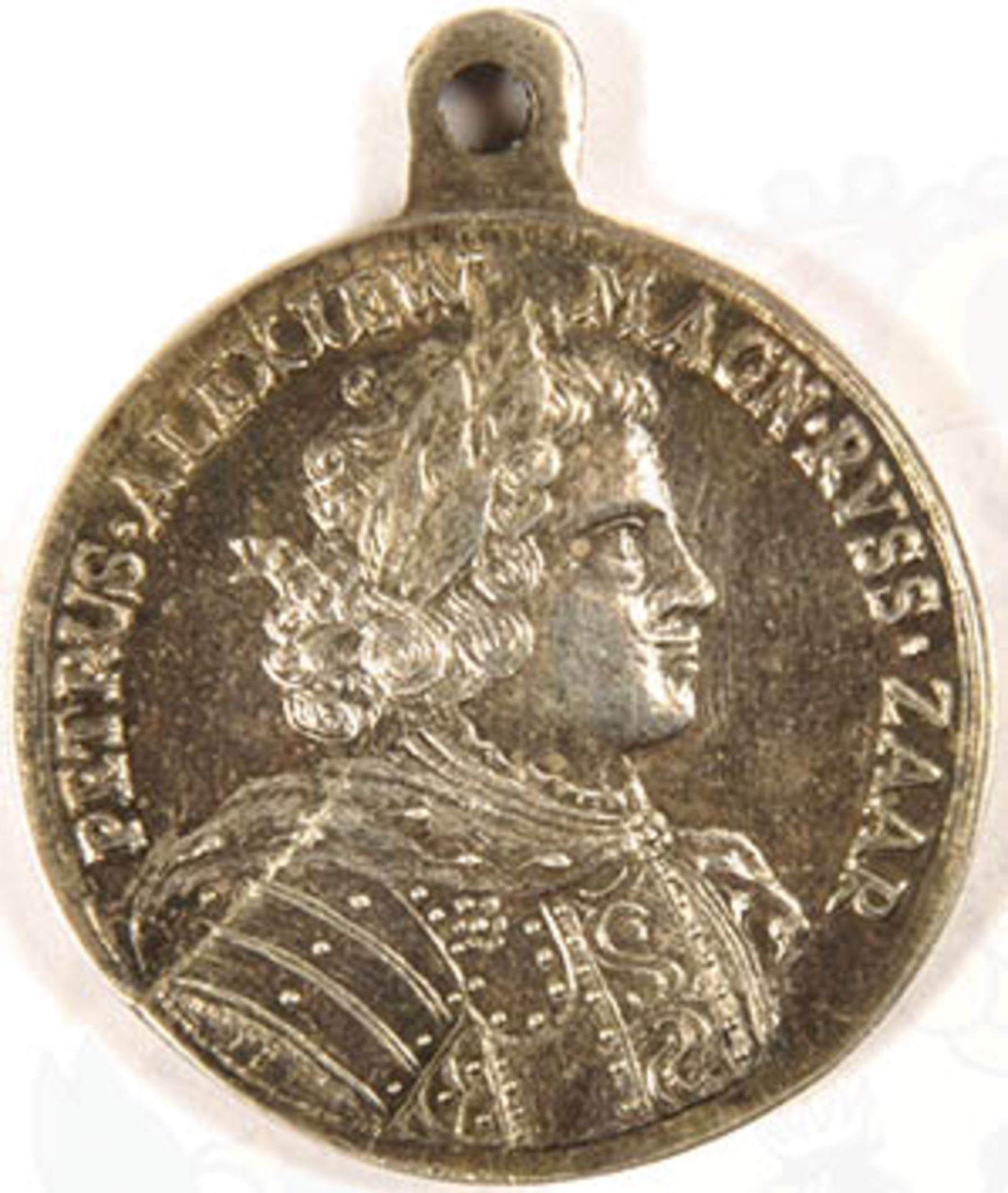 MEDAILLE auf Zar Peter den Grossen, Silber (?), holländische Prägung, zum 200. Jahrestag der