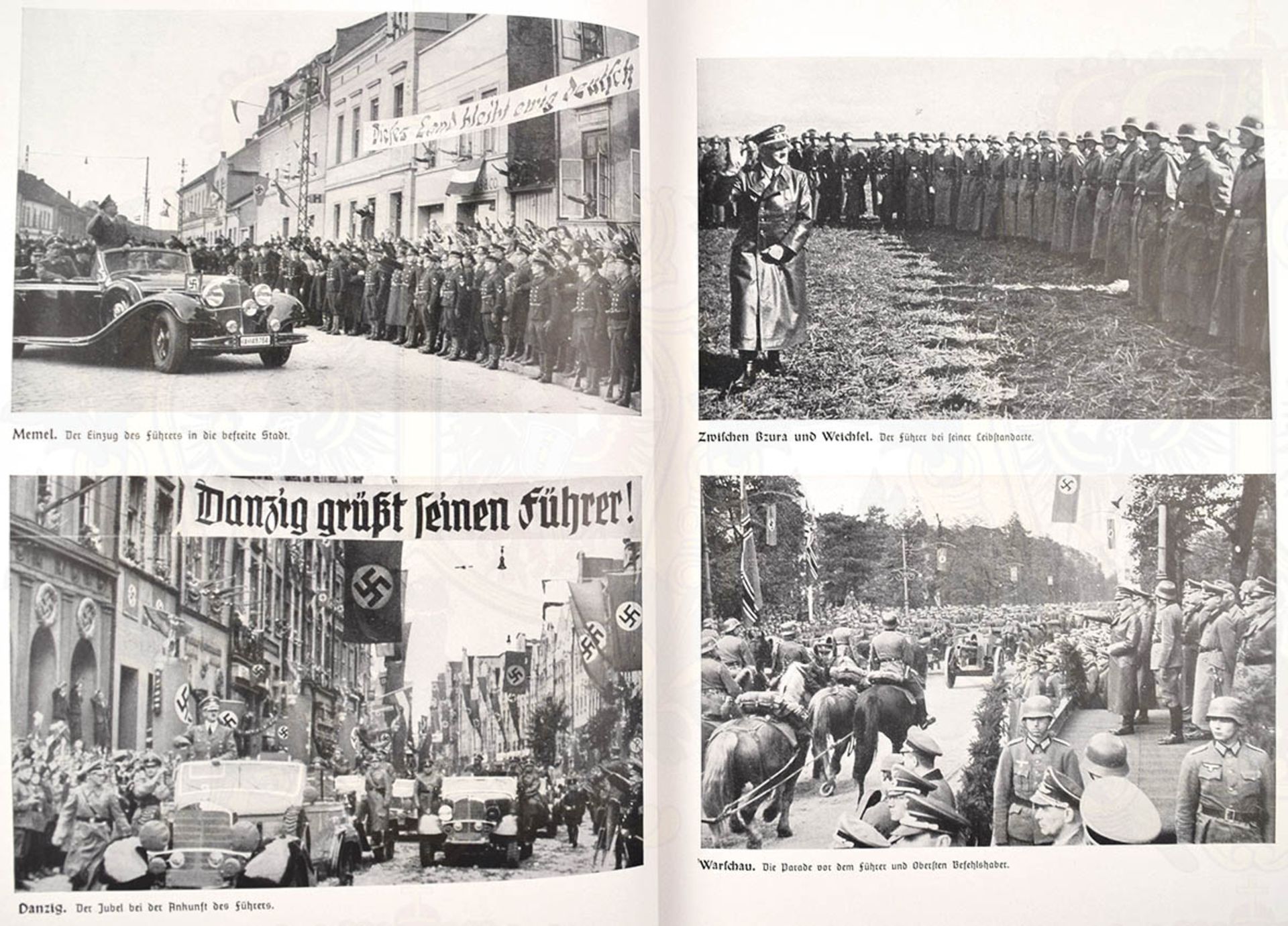 EHREN-CHRONIK EINES UNTEROFFIZIERS des Res.-Laz. 138, Berlin 24.12.1943, blanko Fotoalbum m. - Bild 3 aus 3