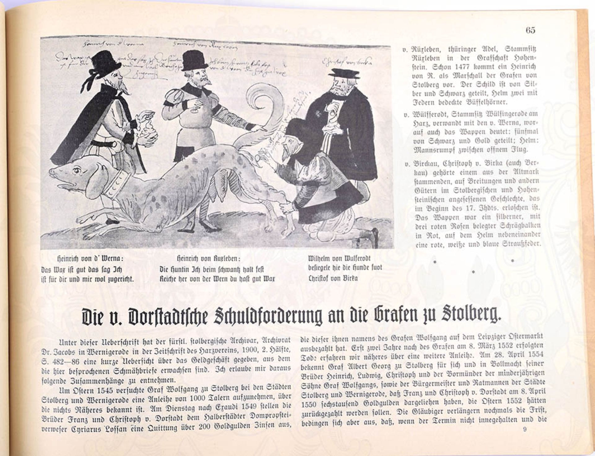 SCHELTBRIEFE UND SCHANDBILDER, "ein Rechtsbehelf aus dem 15. und 16. Jahrhundert", München 1930, - Bild 3 aus 3