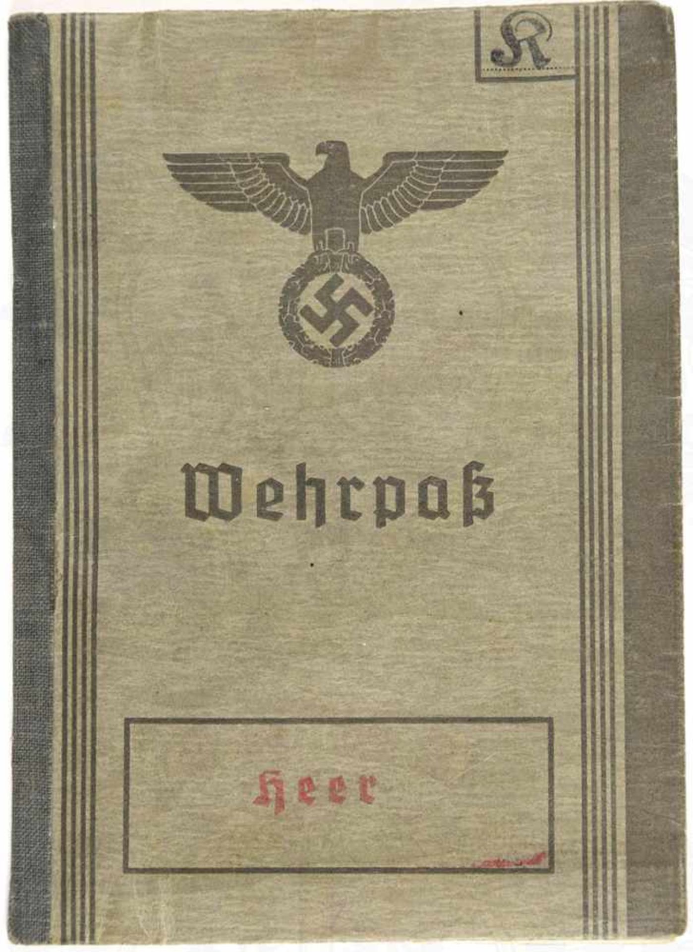 WEHRPAß, Füsilier u. WK-Veteran, 1917-1920 Füs.-Rgt. Nr. 37, EK II 1914, EFK, Westfront, Ausbild.