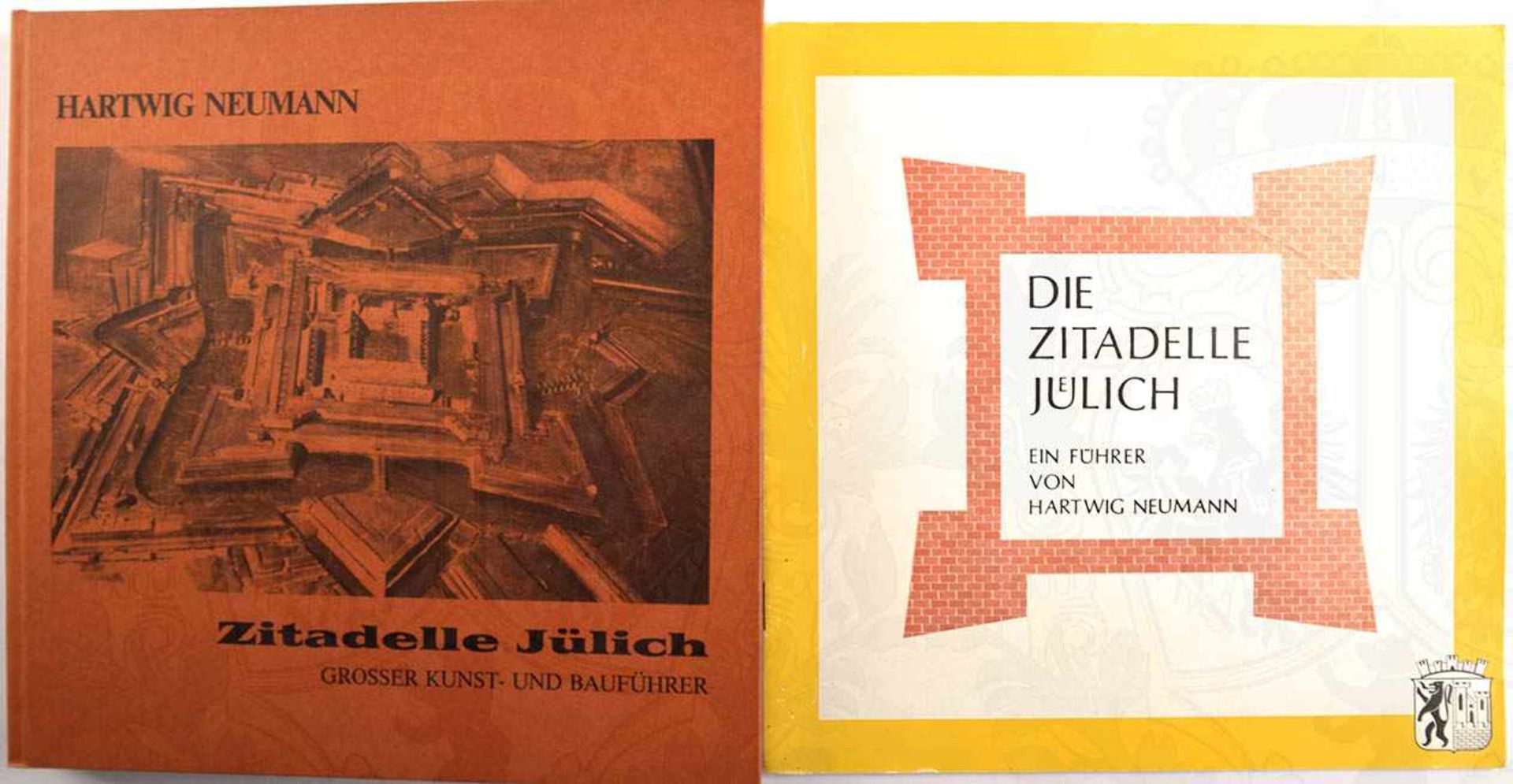 2 TITEL ZITADELLE JÜLICH, 1972/1986, ges. 271 S., Abb., 1x Ex libris des Historikers Dr. Heinrich