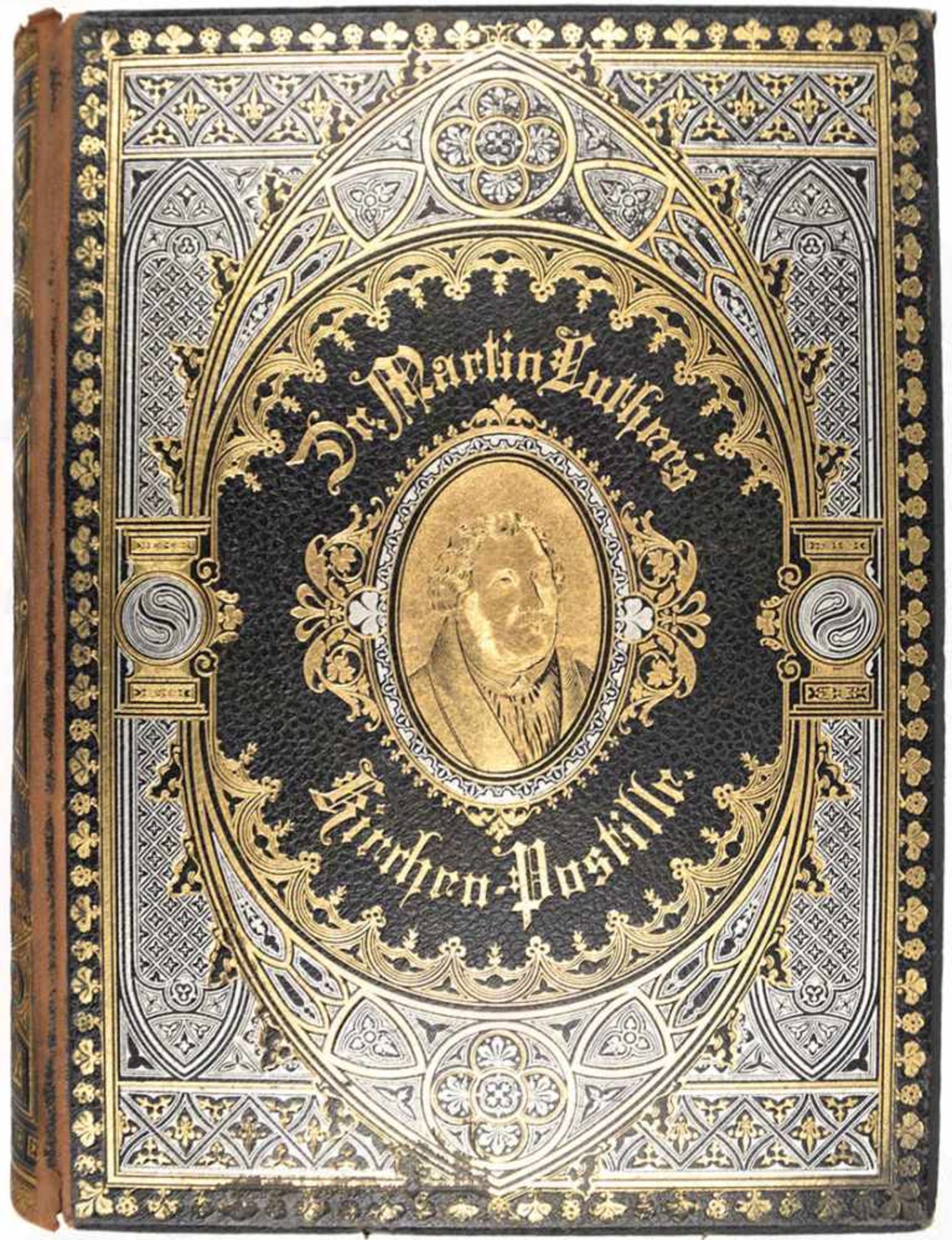 DR. MARTIN LUTHERS KIRCHEN-POSTILLE, E. Hermann Verlag, Hannover o. J. (um 1900), 924 S., zahlr.