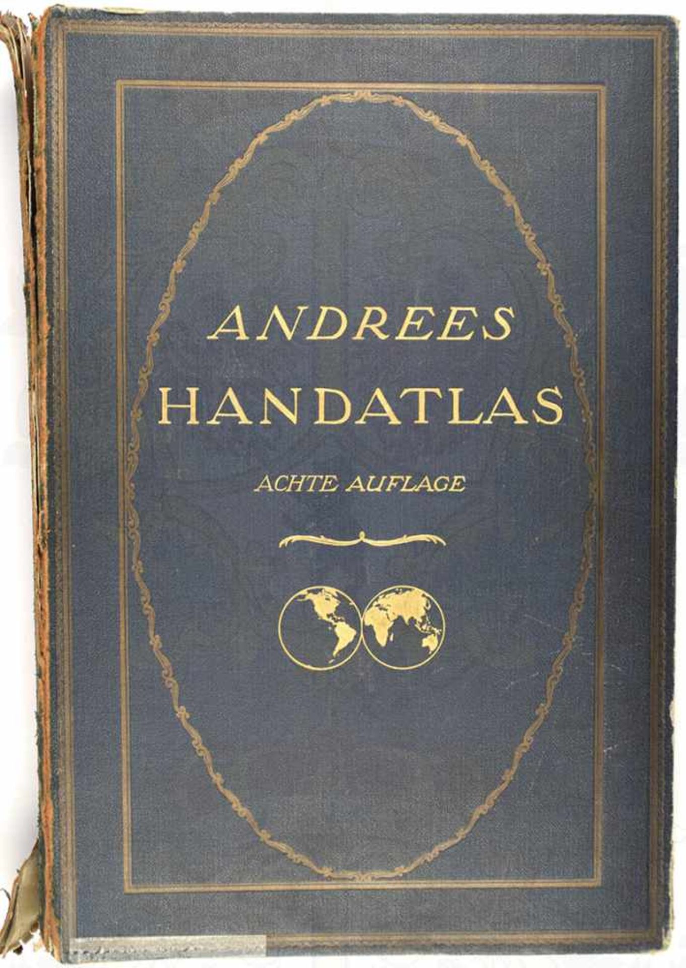 ANDREES HANDATLAS, 8. Auflage, Velhagen & Klasing, Leipzig 1930, 231 Haupt- u. Nebenkarten (