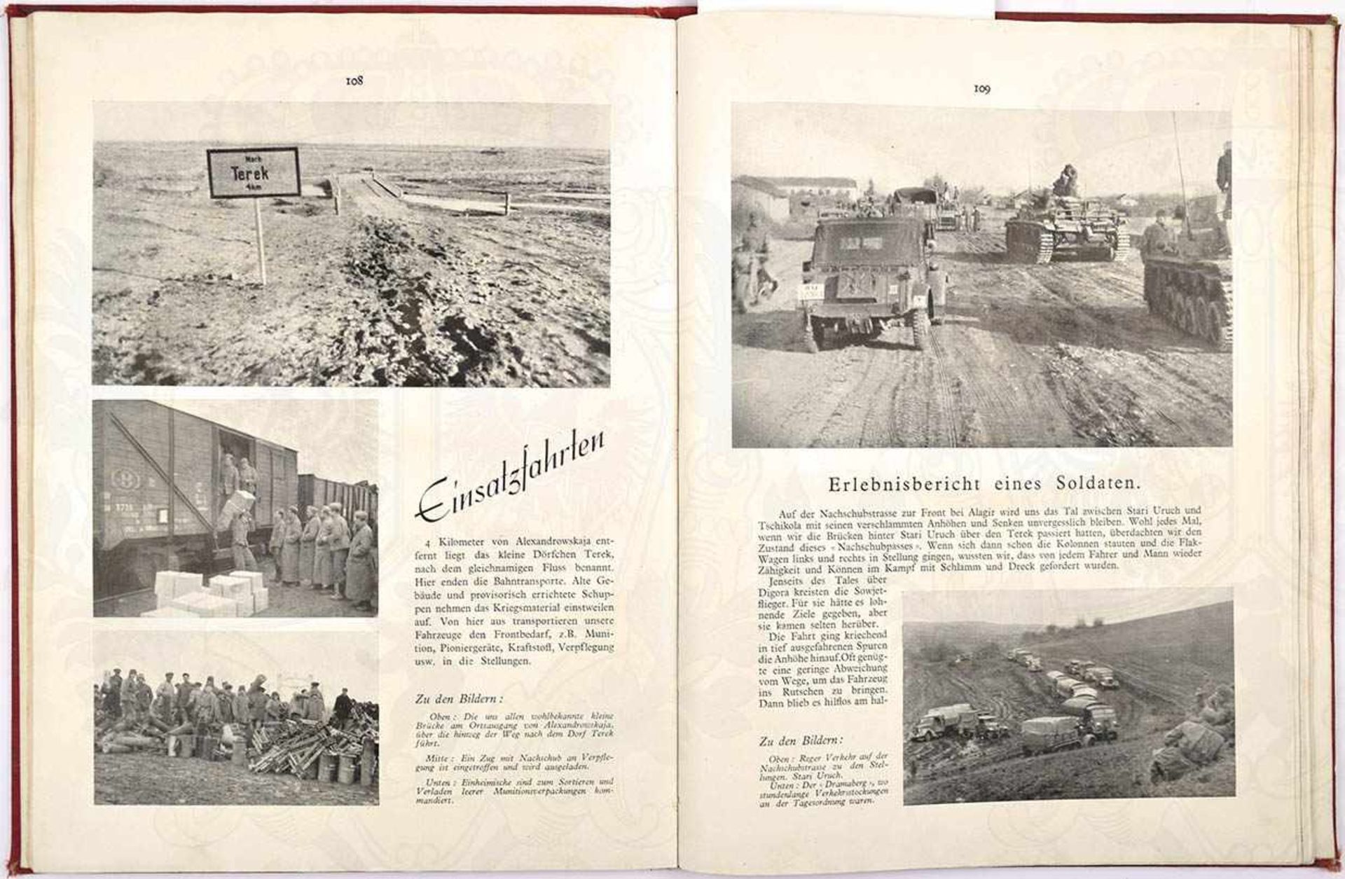 DIE 4. M.KW.A. IN RUSSLAND (4. Marine-Kraftwagen-Einsatz-Abteilung), 1943, 159 S., durchgeh. Abb. - Bild 2 aus 2