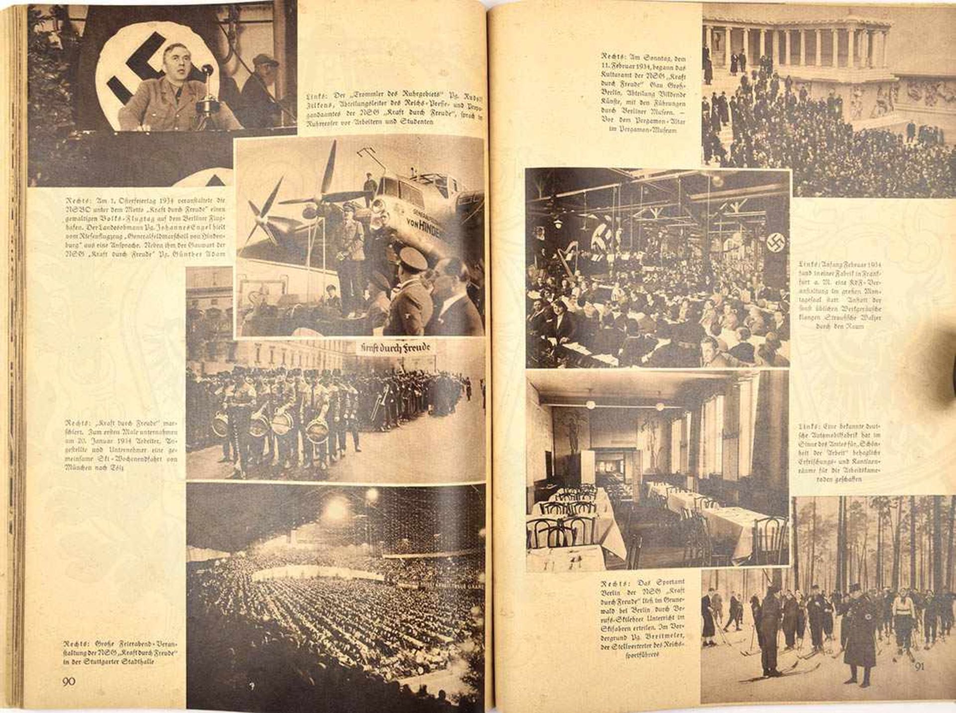 DEUTSCHE ARBEIT SIEG HEIL!, „Bild-Dokumente vom Wiederaufbau“, Propaganda-V. Paul Hochmuth, Bln. - Bild 3 aus 3